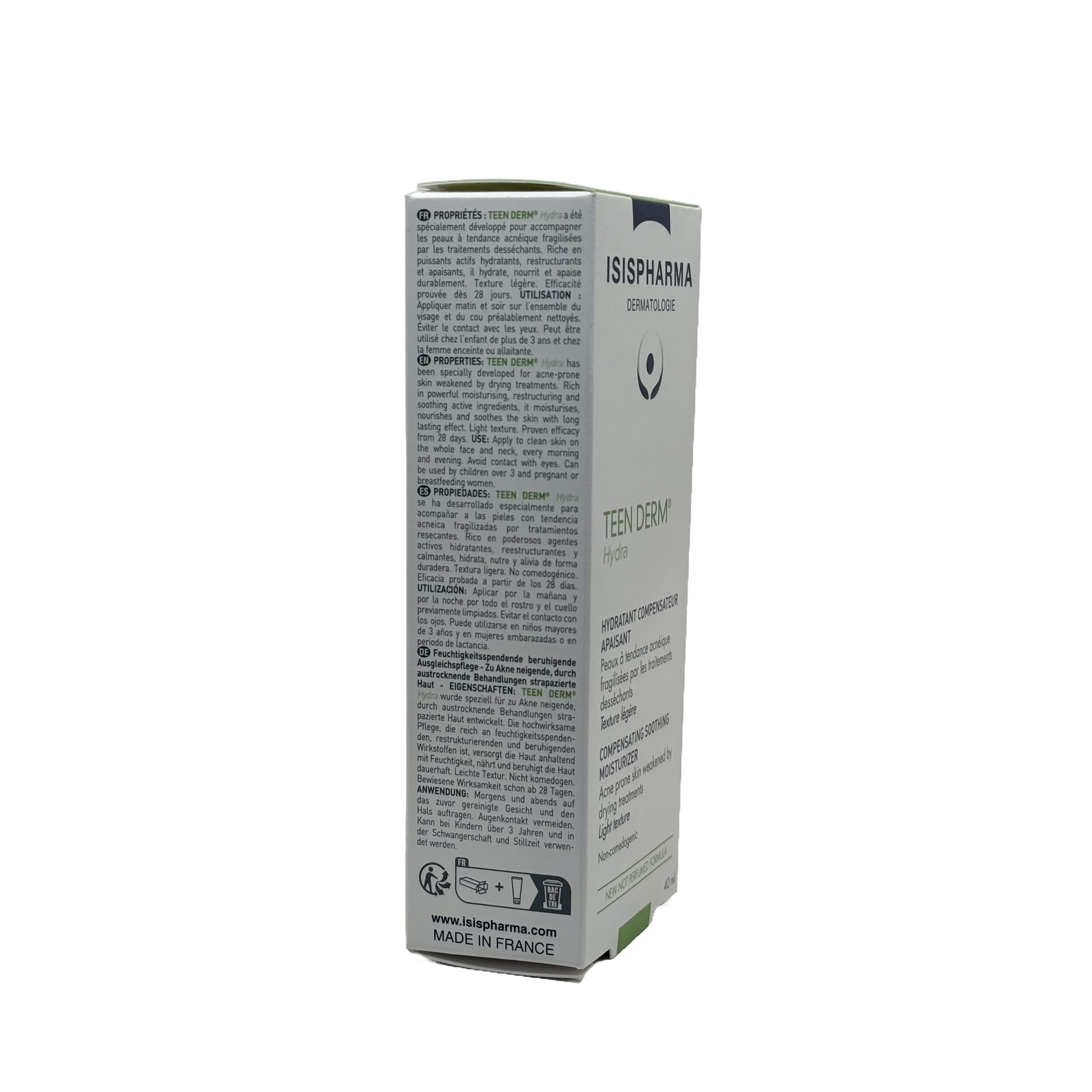 Isispharma Teen Derm Hydra 40 ml - إيزيس فارما تين ديرم هيدرا 40 مل