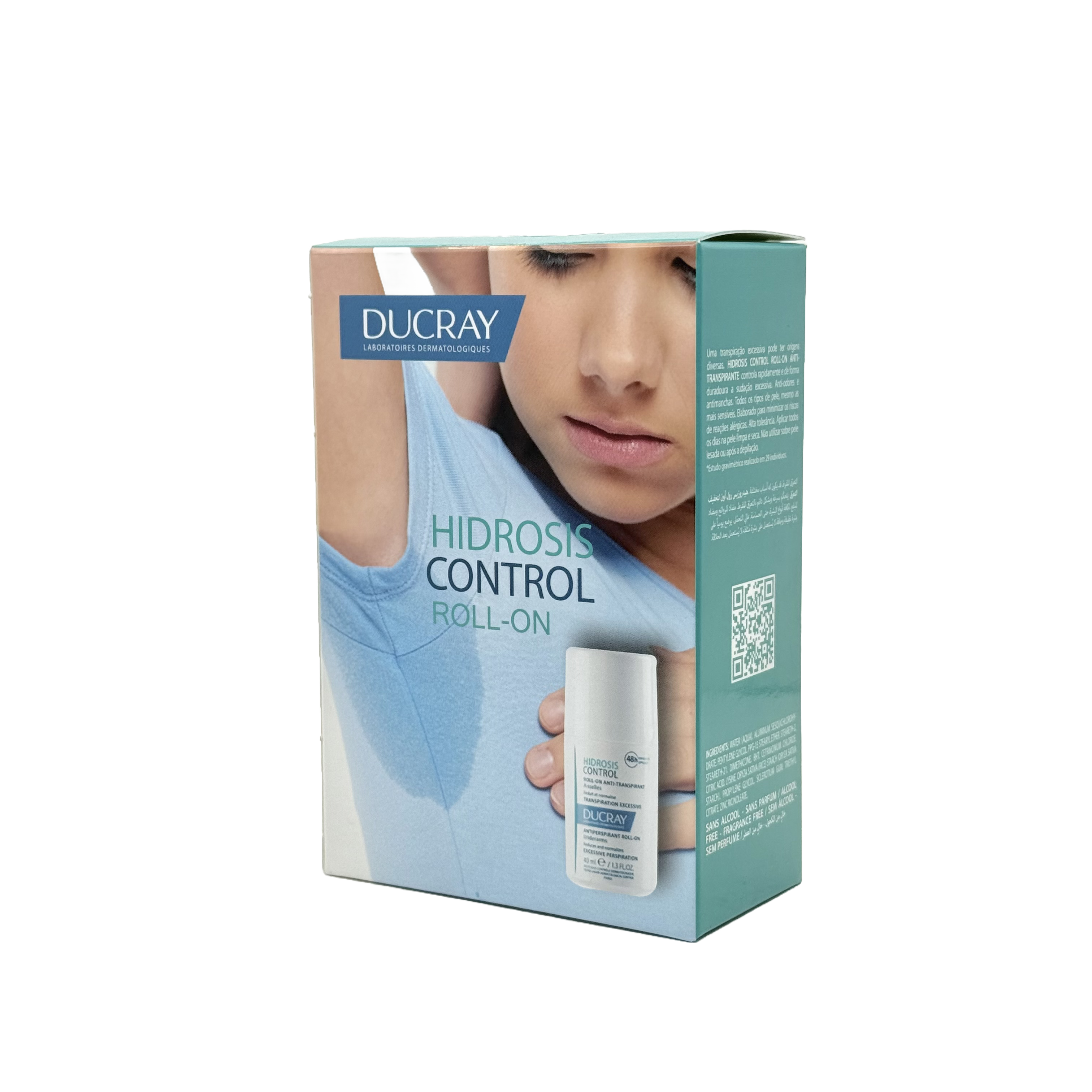 Ducray Hidrosis Control Antiperspirant Roll On 40 ml Special Offer - دوكري هيدروسيس كنترول رول أون مضاد للتعرق 40 مل عرض خاص