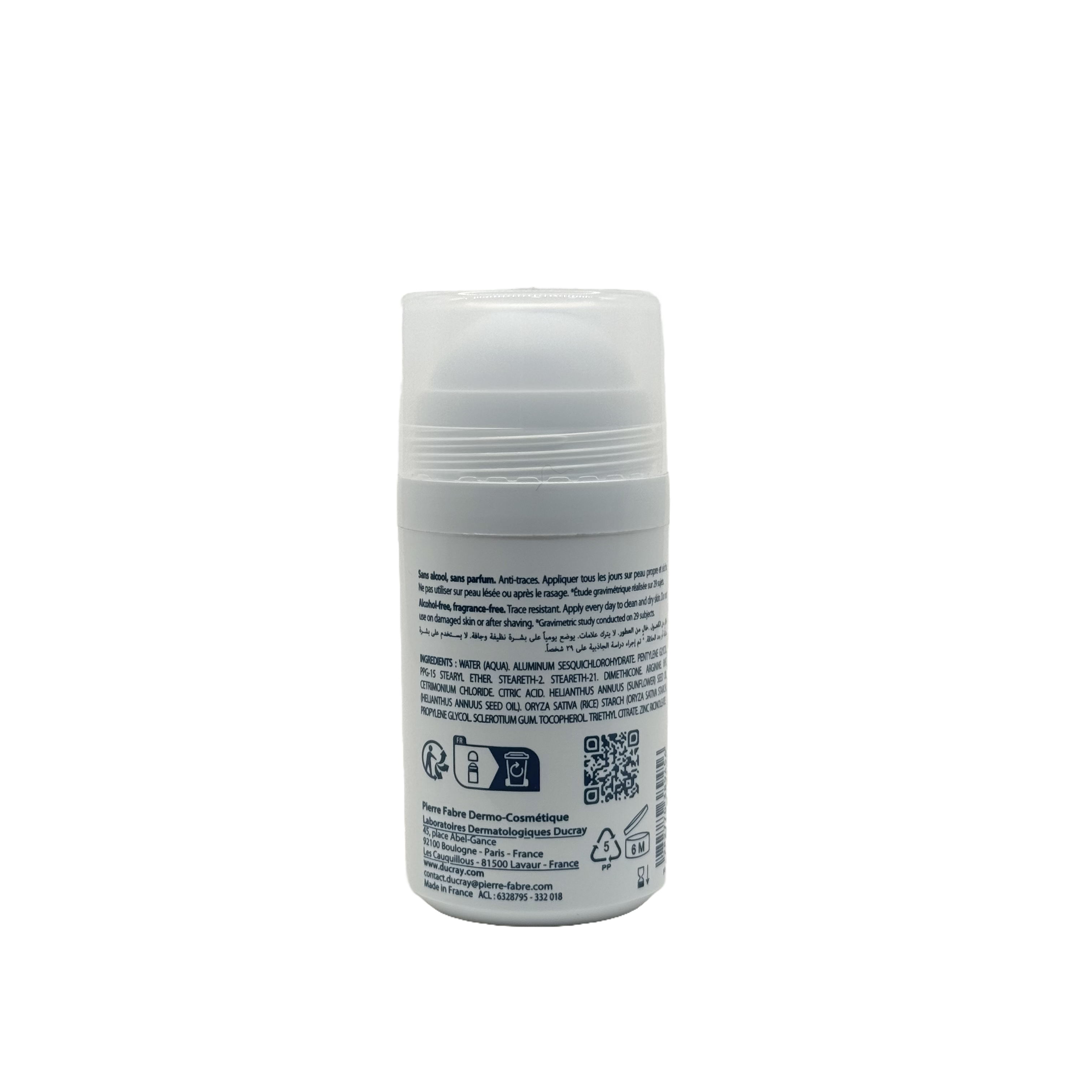 Ducray Hidrosis Control Antiperspirant Roll On 40 ml - دوكري هيدروسيس كنترول رول أون مضاد للتعرق 40 مل