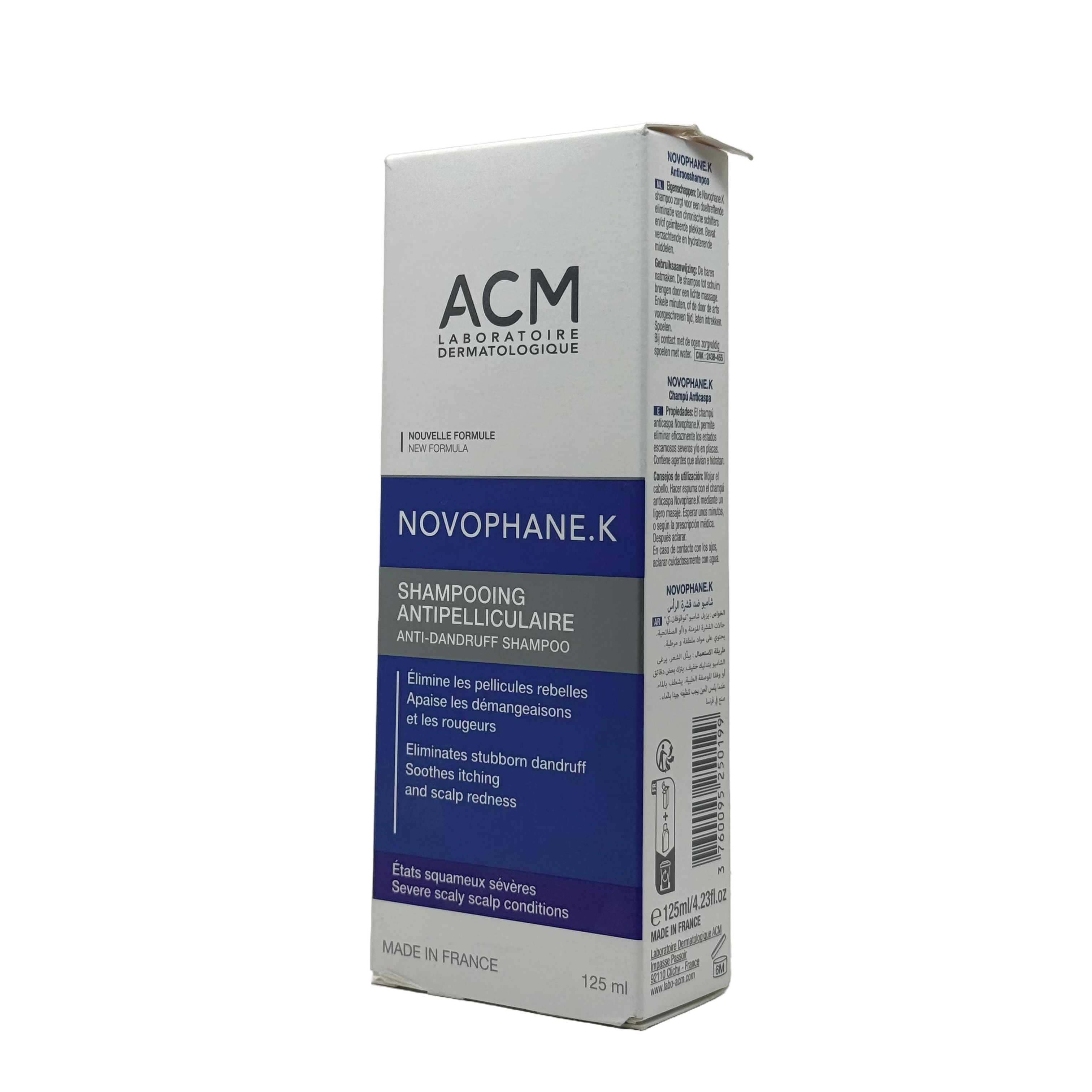 ACM Novophane K Shampoo 125ml - ايه سي ام نوفوفان كيه شامبو 125 مل