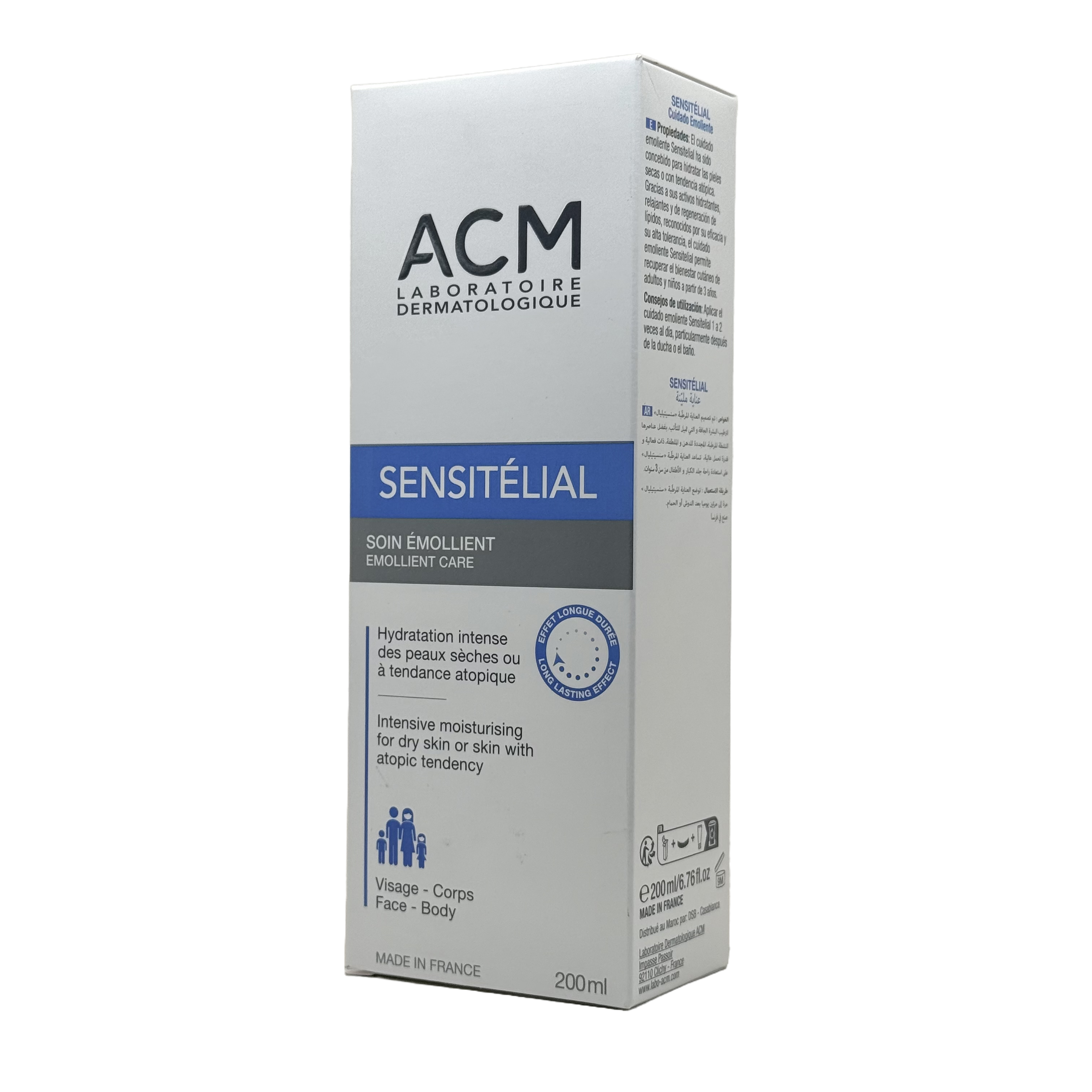 ACM Sensitelial Emollient Care 200ml - ايه سي ام سينسيتيليال عناية ملطفة 200 مل