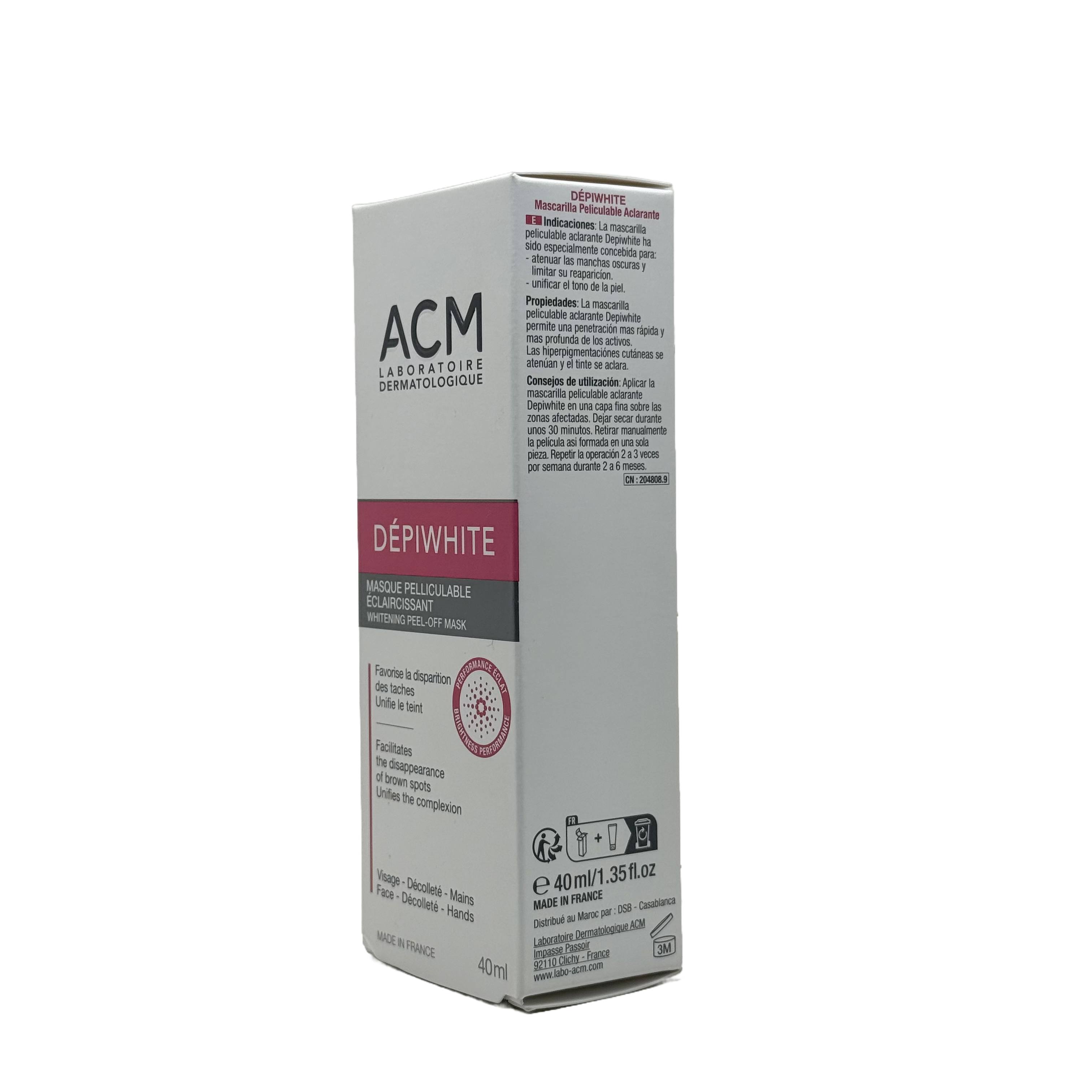 ACM Depiwhite Peel Off Mask 40ml - ايه سي ام ديبيوايت ماسك مقشر قابل للإزالة 40 مل