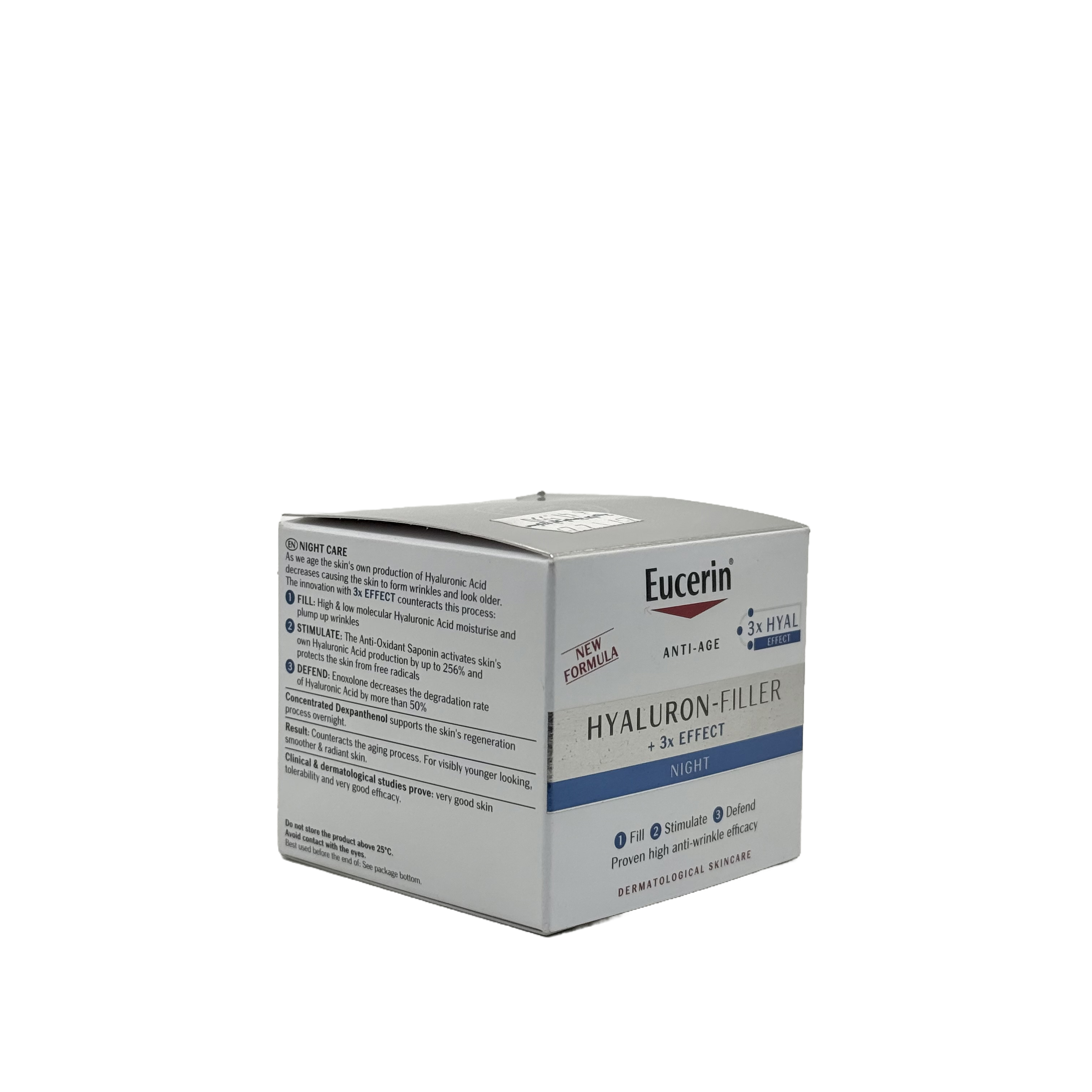 Eucerin Hyaluron-Filler +3x Effect Night Cream 50ml - يوسيرين هيالورون فيلر كريم ليلي ثلاثي التأثير 50 مل