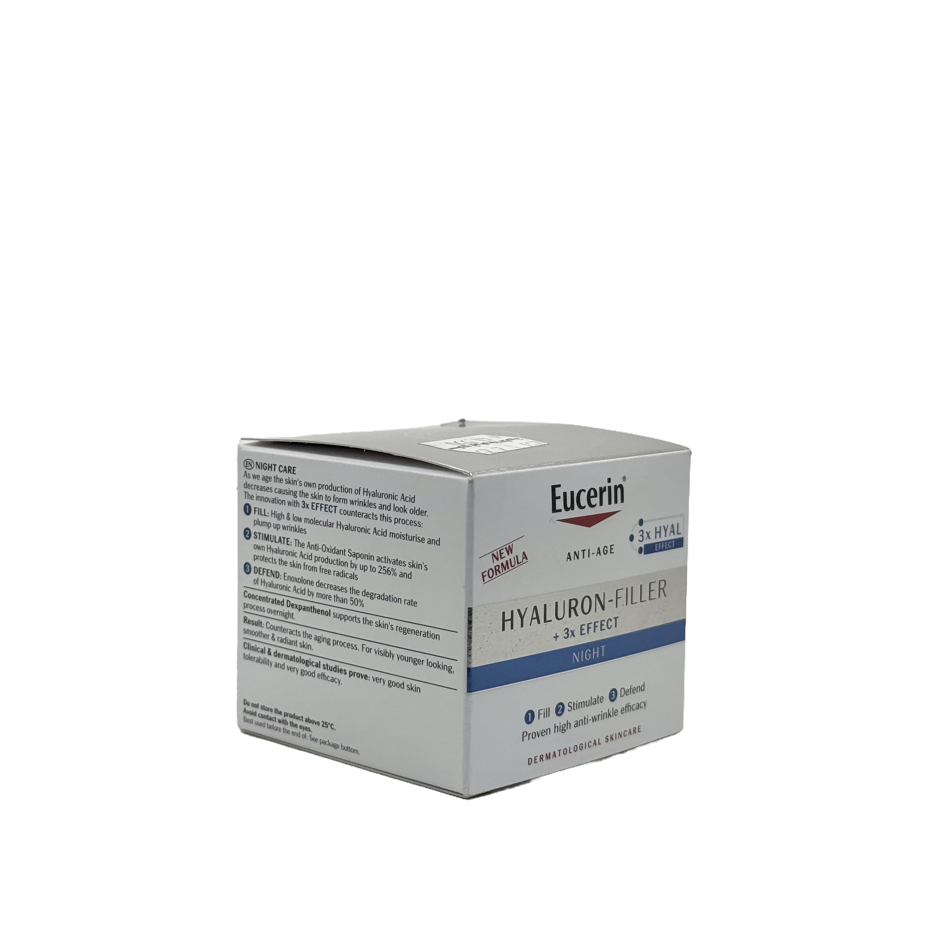 Eucerin Hyaluron-Filler +3x Effect Night Cream 50ml - يوسيرين هيالورون فيلر كريم ليلي ثلاثي التأثير 50 مل