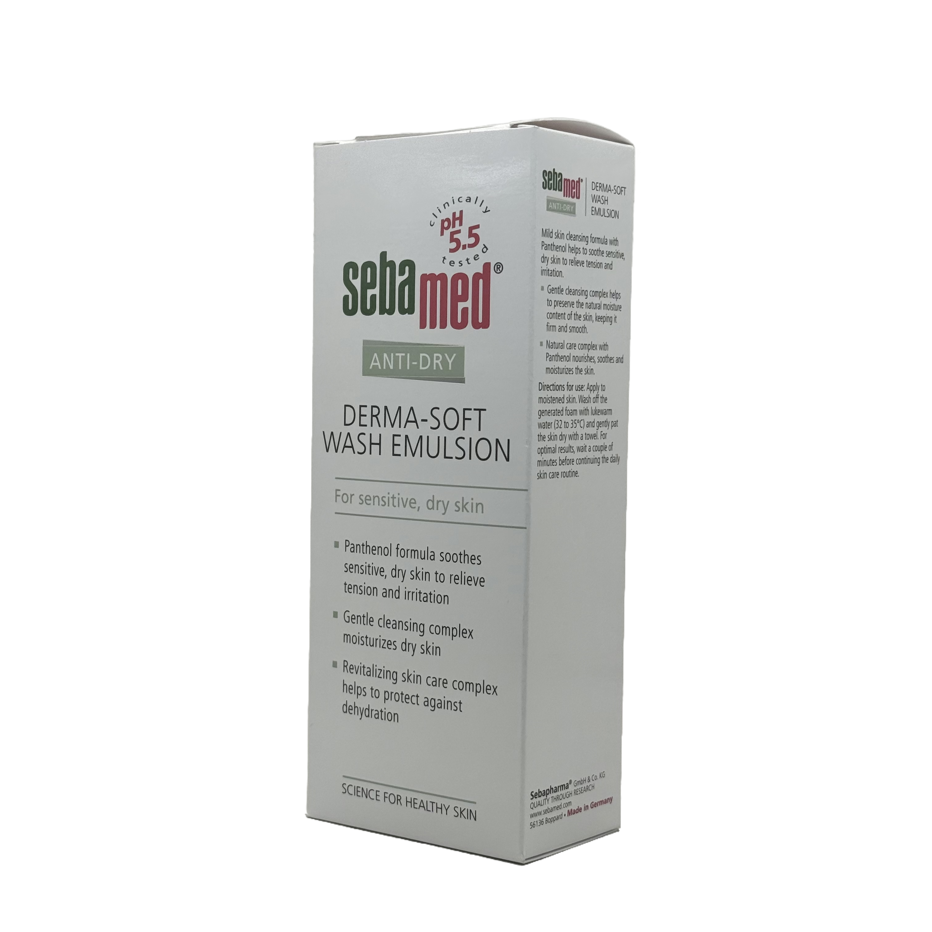Sebamed Derma-Soft Wash Emulsion 200ml - سيباميد ديرما سوفت غسول لطيف إيمولشن 200 مل