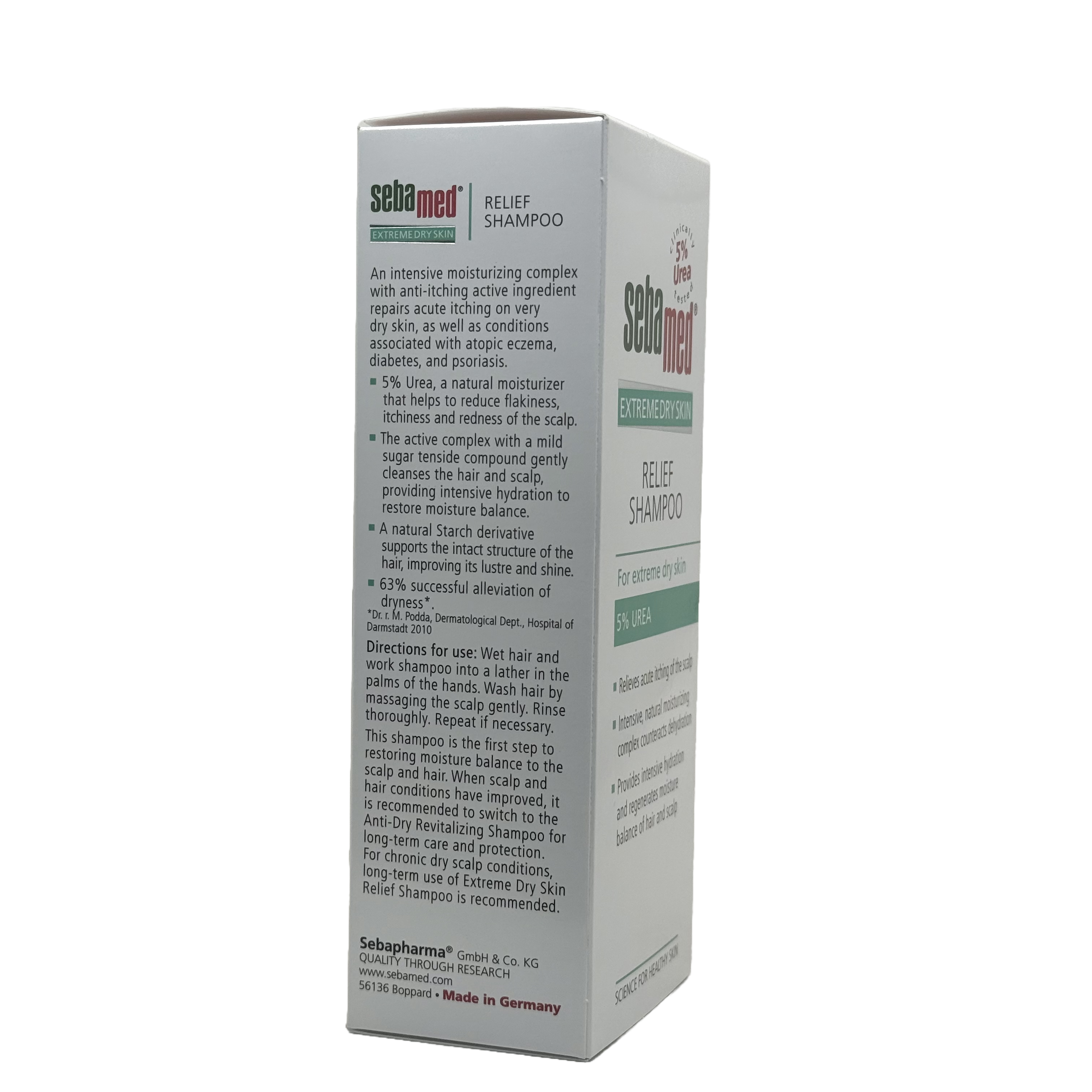 Sebamed Relief Shampoo 5% Urea 200ml - سيباميد شامبو يوريا 5 بالمئة لفروة الرأس الجافة 200 مل