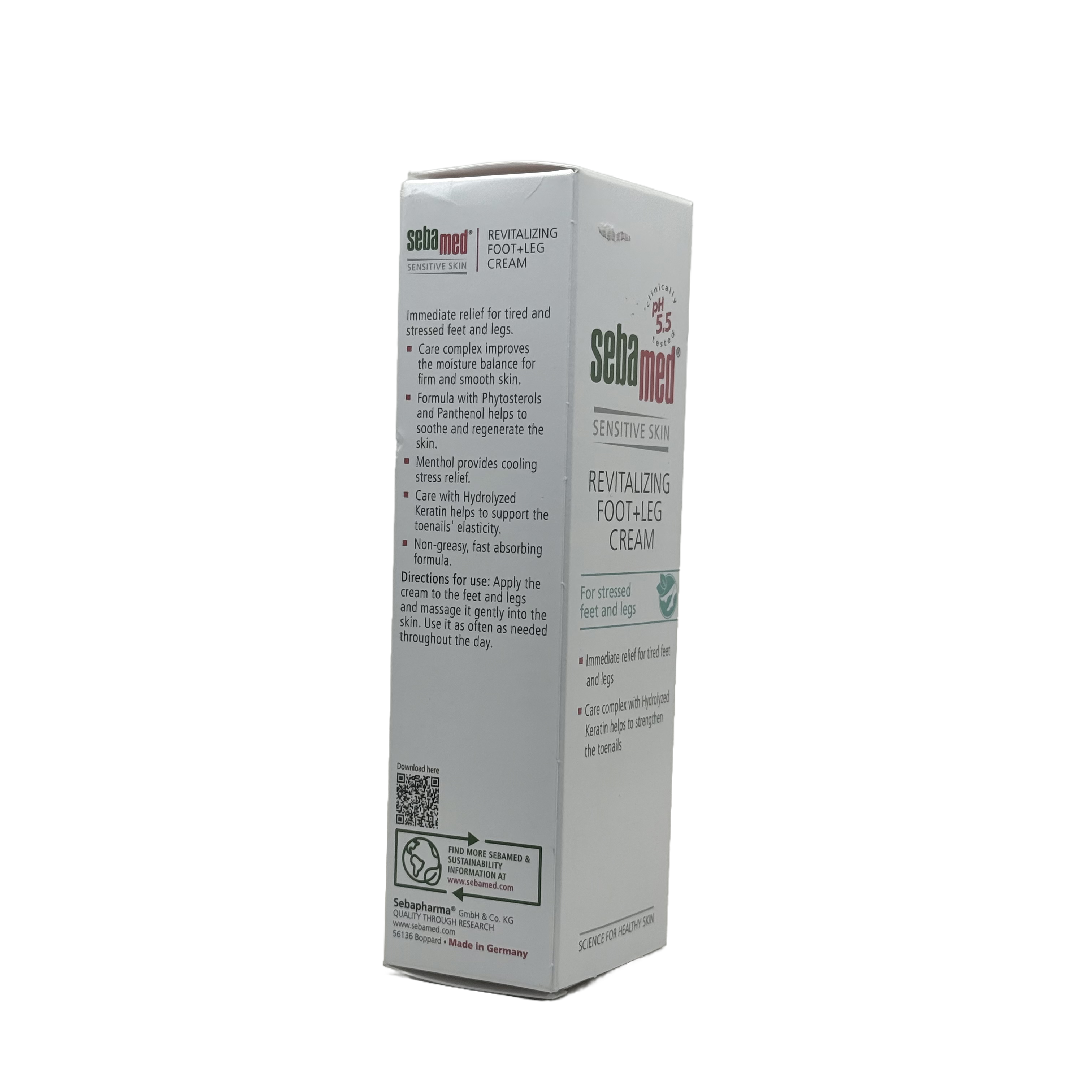 SEBAMED Revitalizing Foot + Leg Cream 75ml - سيباميد كريم منشط للقدمين والساقين 75 مل