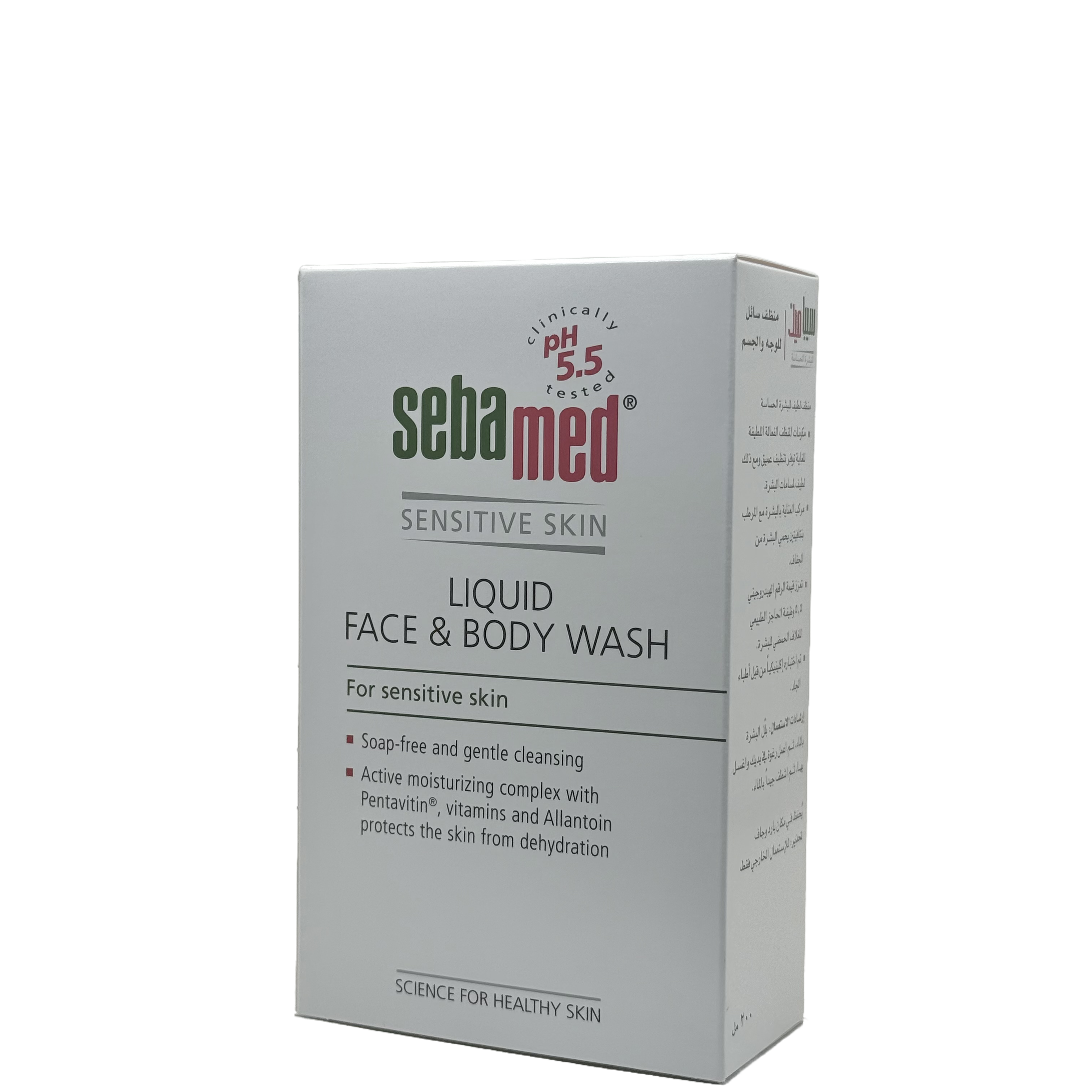 SEBAMED Liquid Face & Body Wash 200ml - سيباميد غسول سائل للوجه والجسم 200 مل