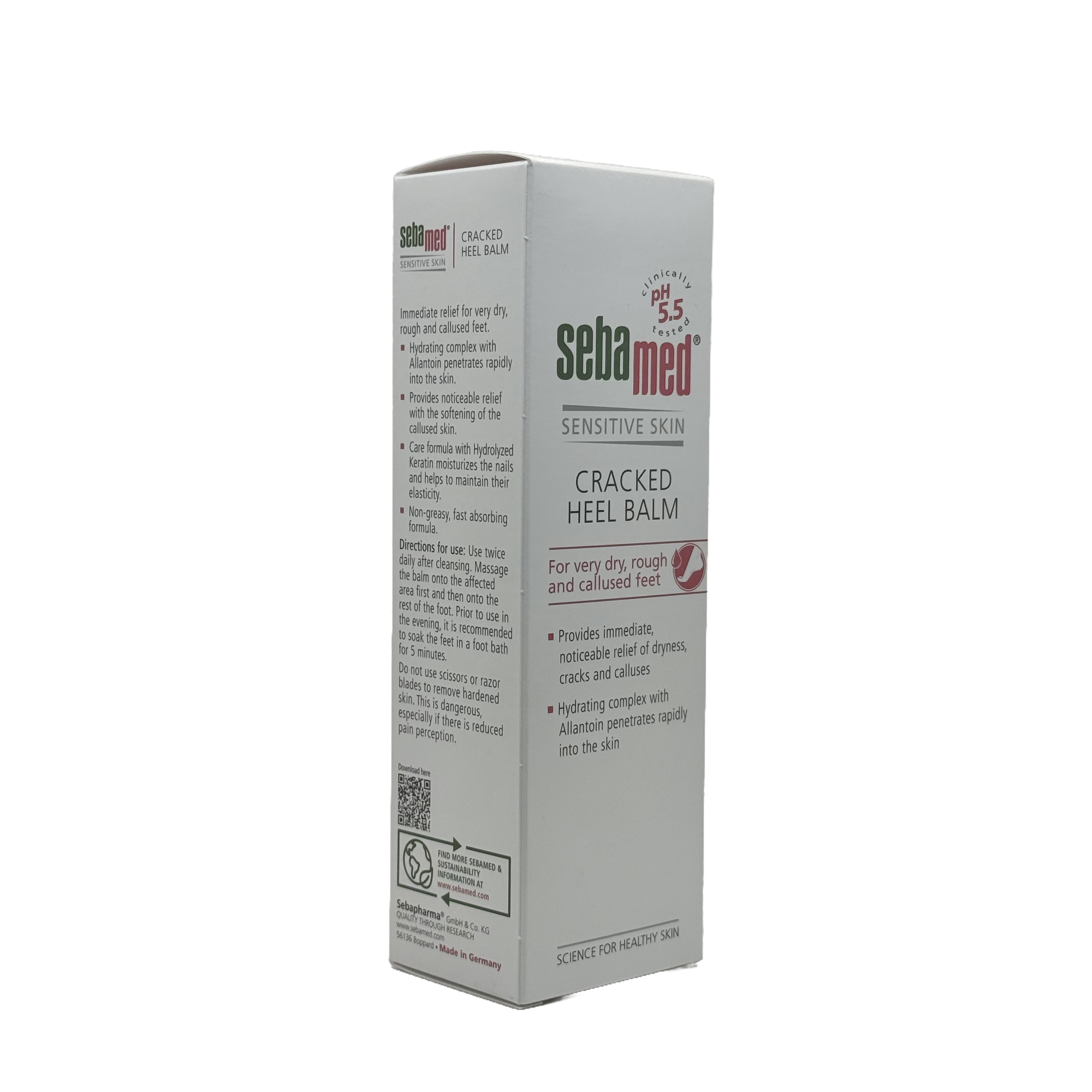 Sebamed Cracked Heel Balm 75ml - سيباميد بلسم تشققات الكعب 75 مل