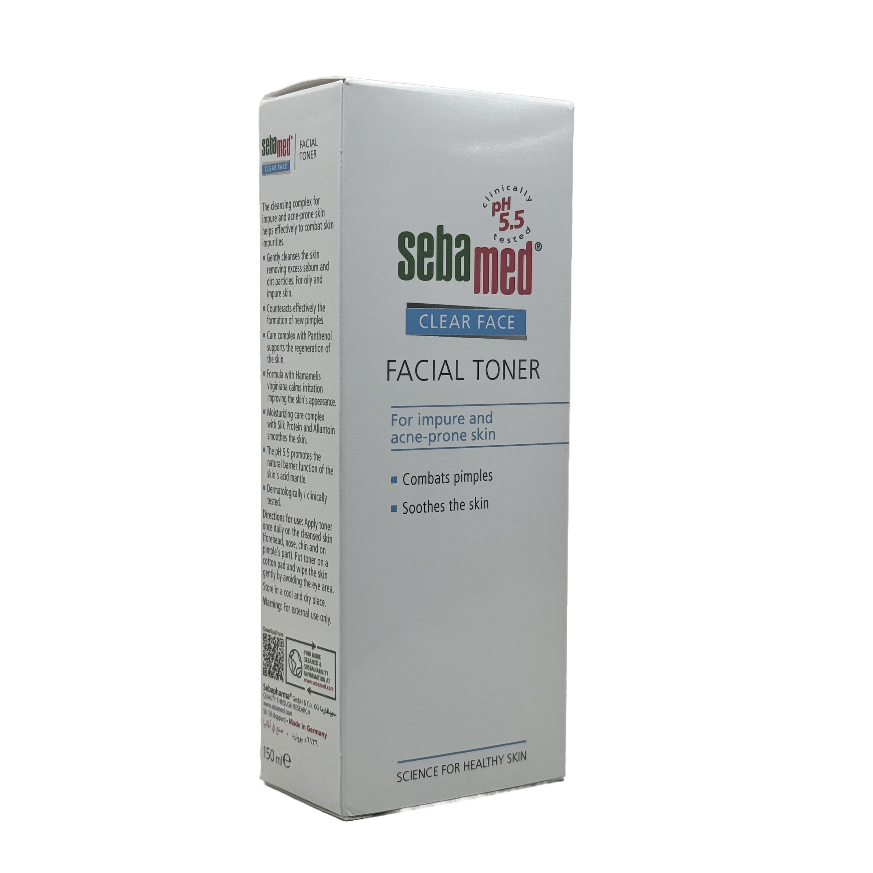 Sebamed Clear Face Deep Cleansing Toner 150ml - سيباميد كلير فيس تونر تنظيف عميق 150 مل