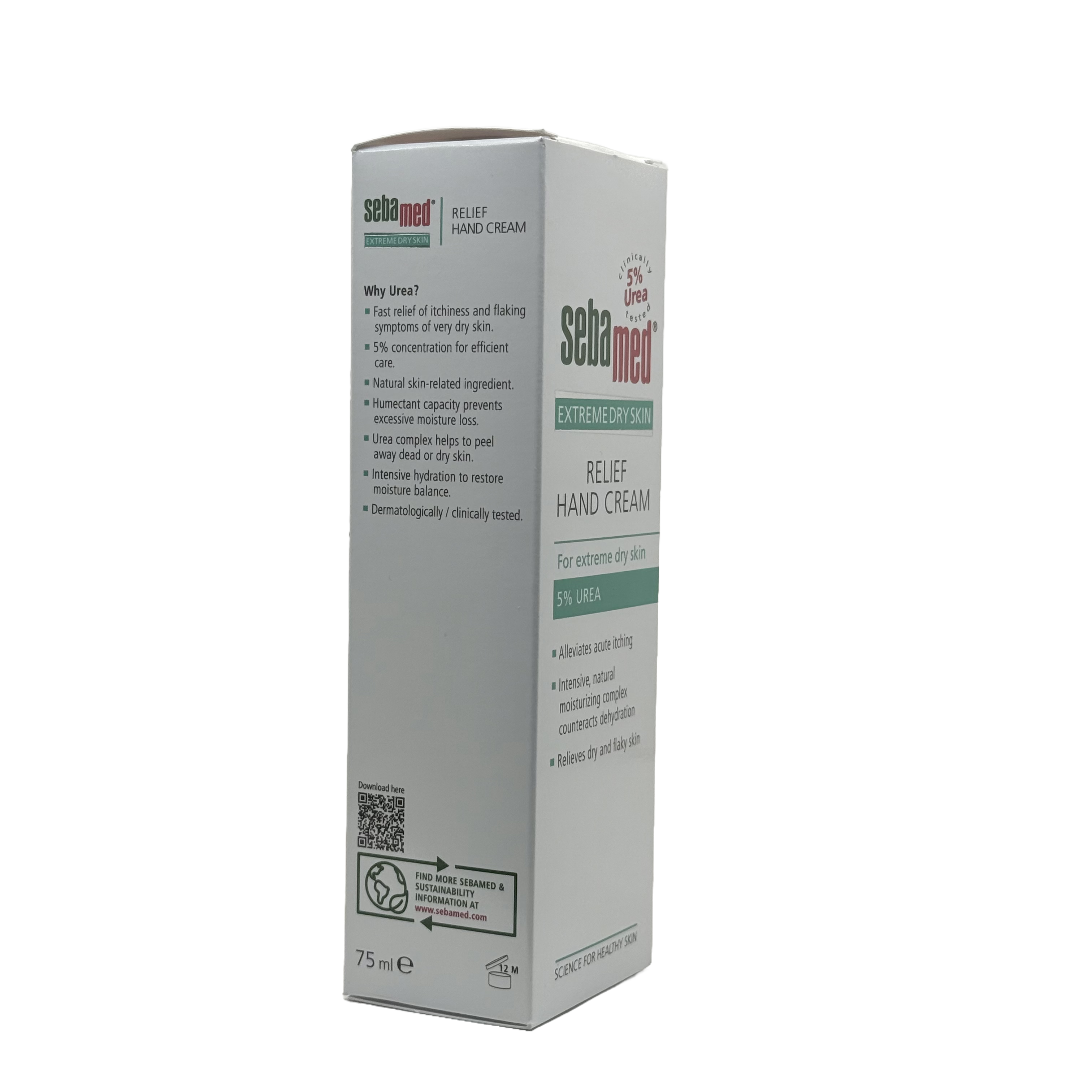 Sebamed Relief Hand Cream 5% Urea 75ml - سيباميد كريم اليدين يوريا 5% 75 مل