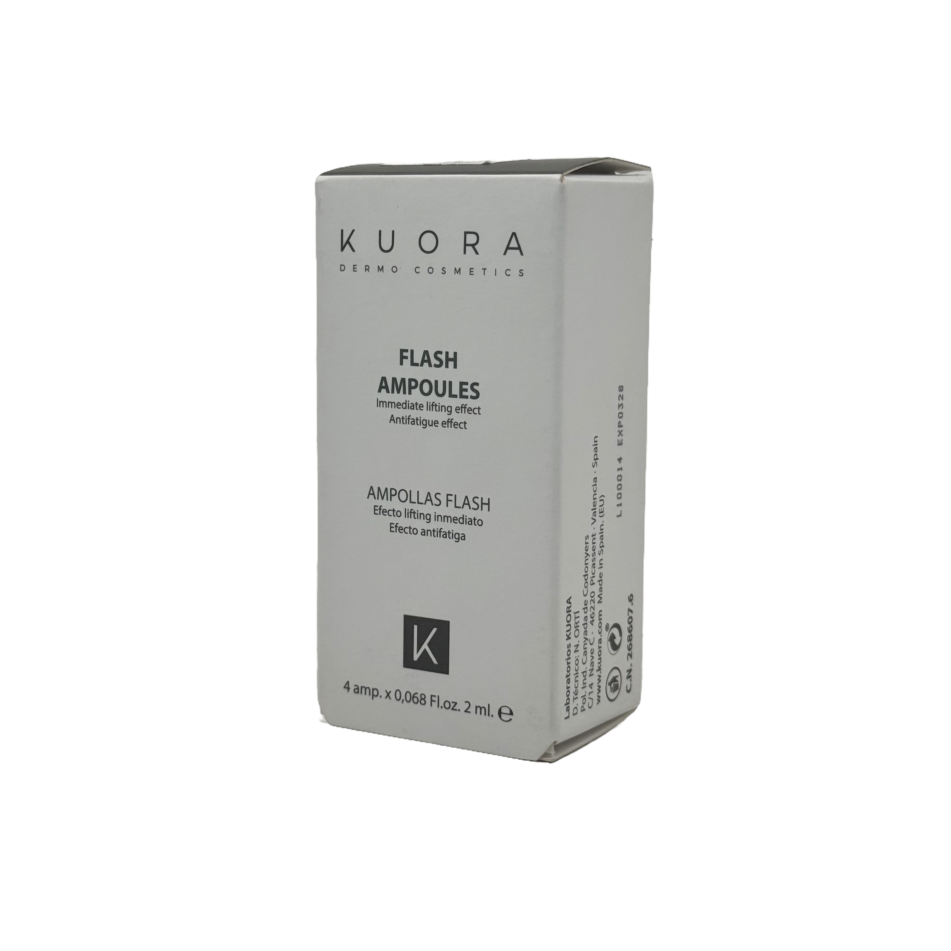 KUORA Flash Ampoules 4amp x 2ml - كورا أمبولات فلاش 4 أمبول × 2 مل