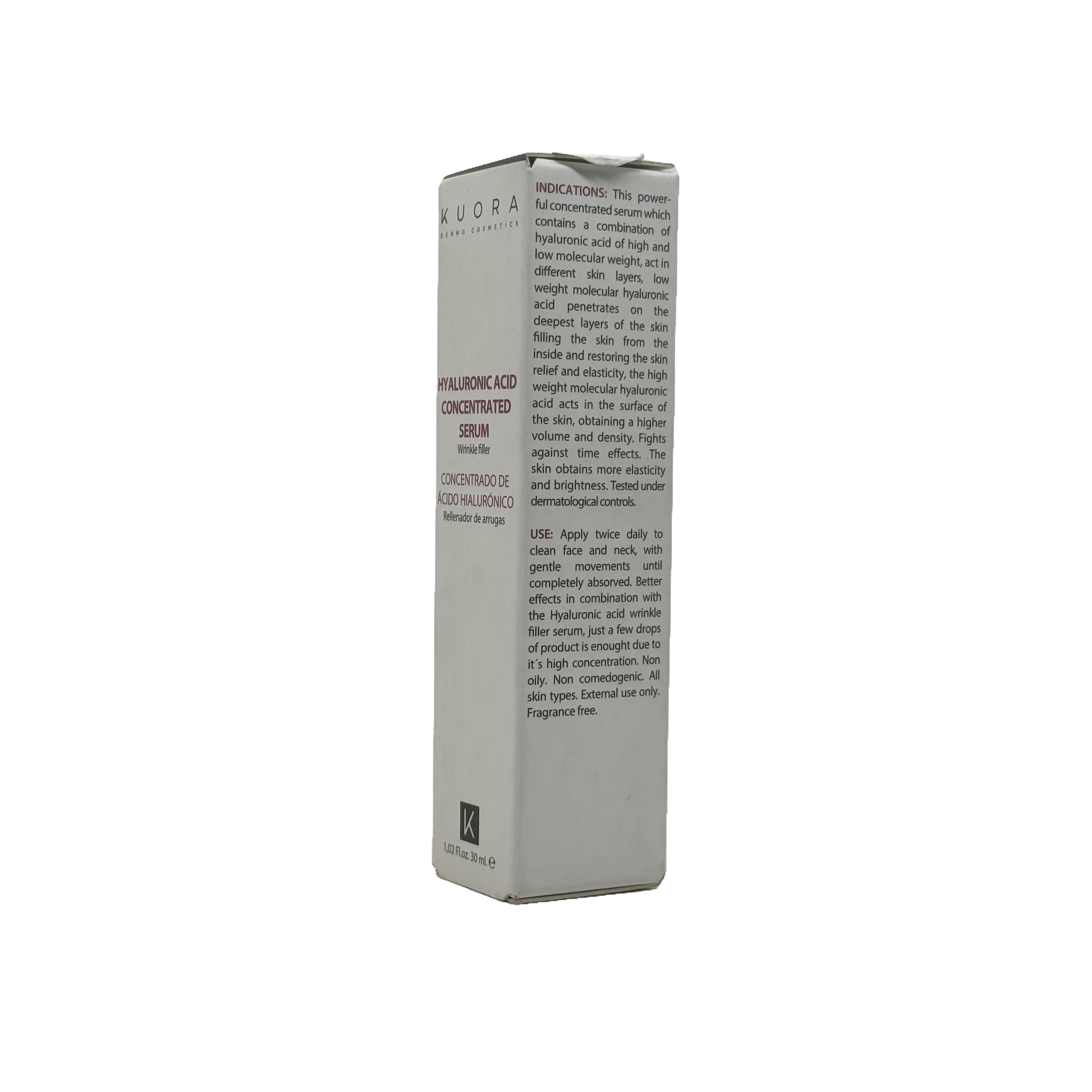 KUORA Hyaluronic Acid Concentrated Serum 30ml - كورا سيروم حمض الهيالورونيك المركز 30 مل