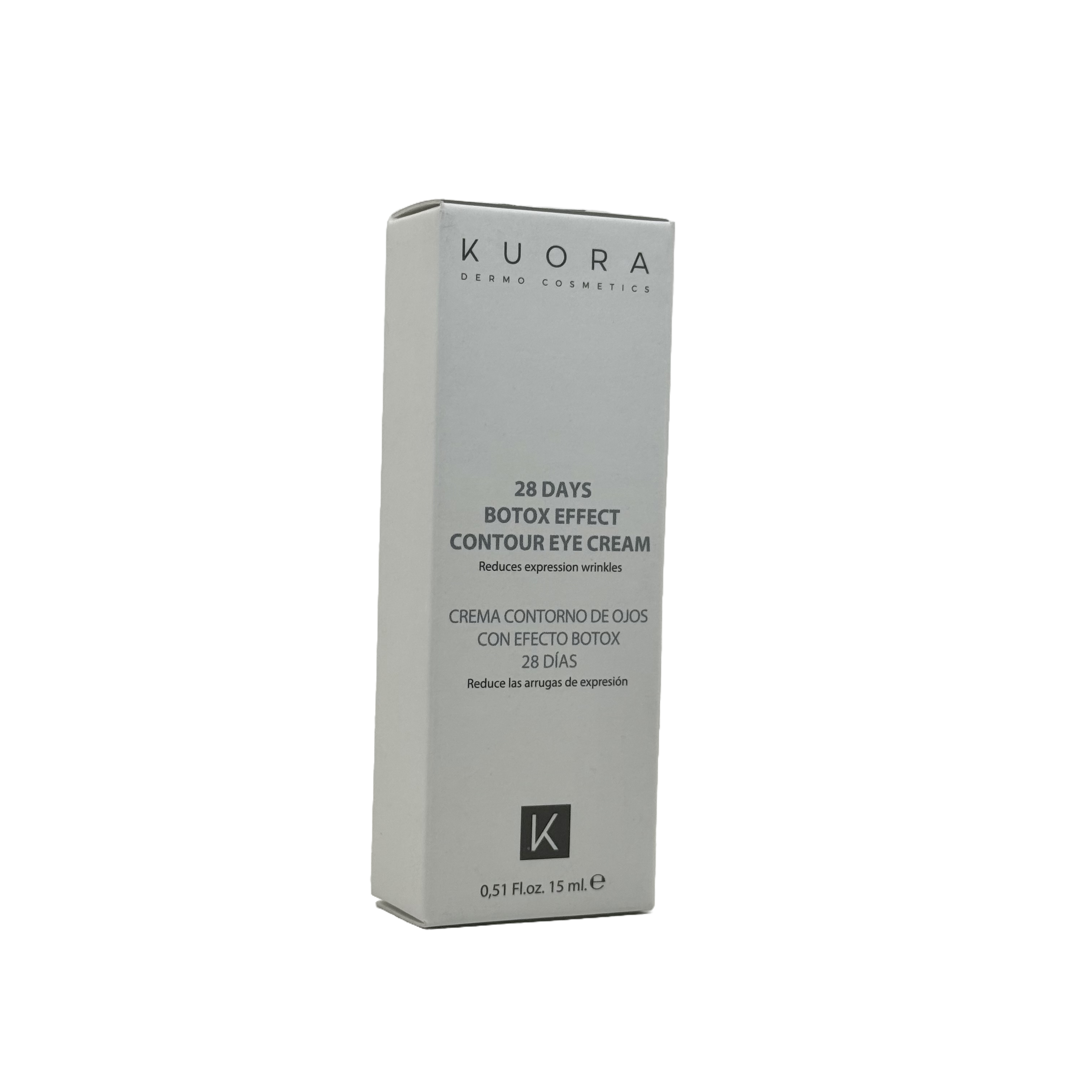 KUORA 28 Days Botox Effect Eye Contour Cream 15ml - كورا كريم محيط العين بتأثير البوتوكس لمدة 28 يوم 15 مل
