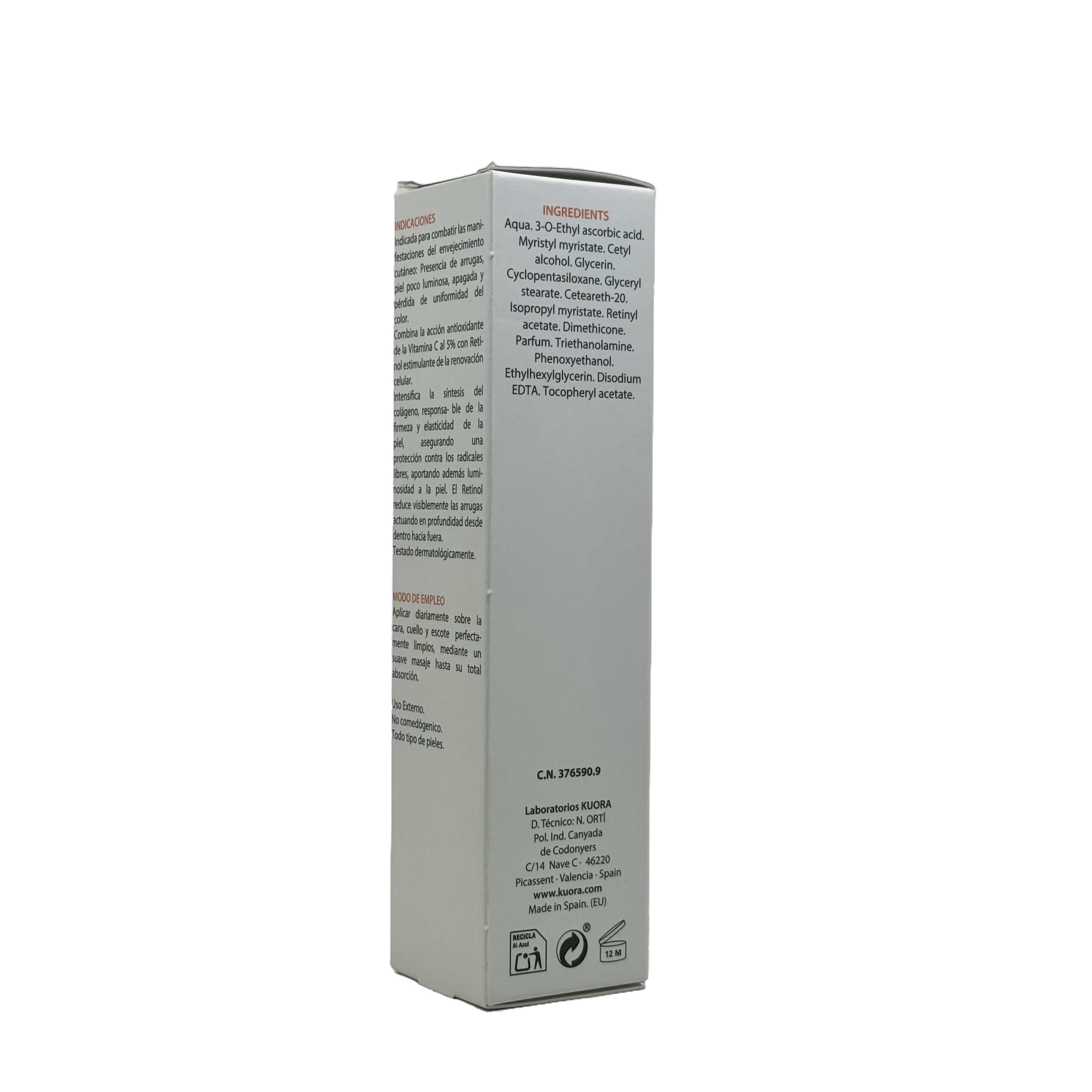 KUORA C Vitamin + Retinol Cream 50ml - كورا كريم فيتامين سي + ريتينول 50 مل