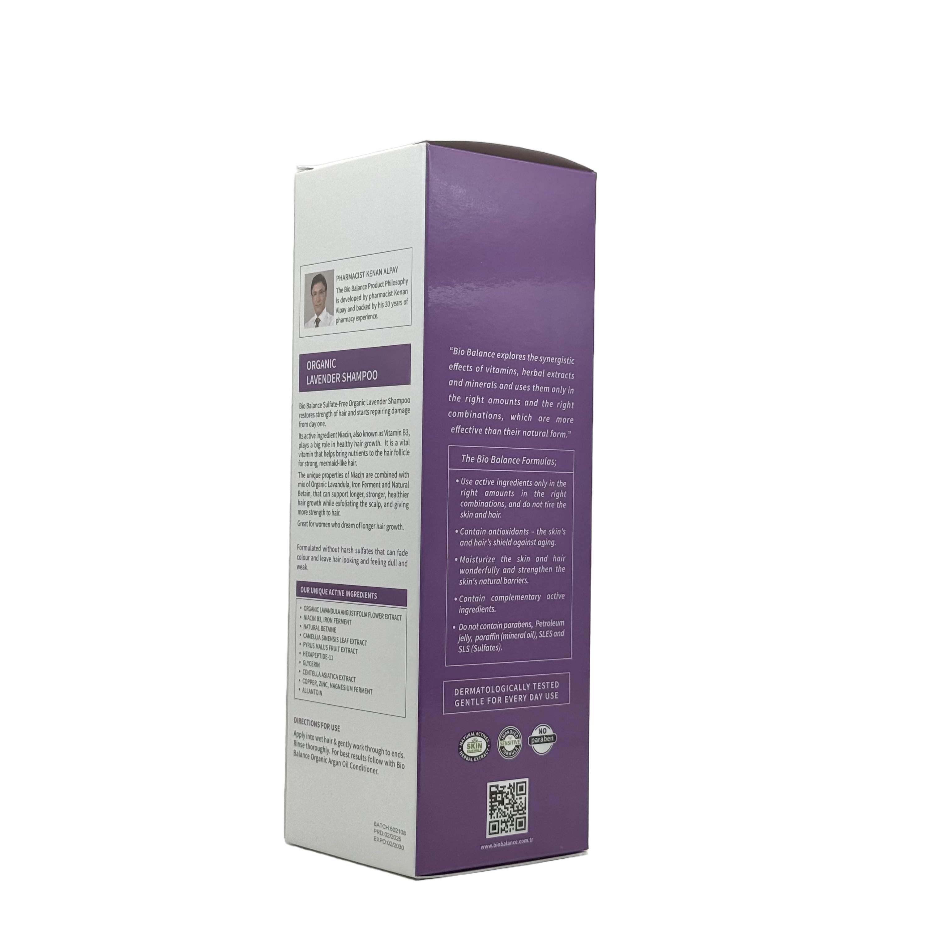 biobalance Organic Lavender Shampoo 330ml - بيوبالانس شامبو اللافندر العضوي 330 مل