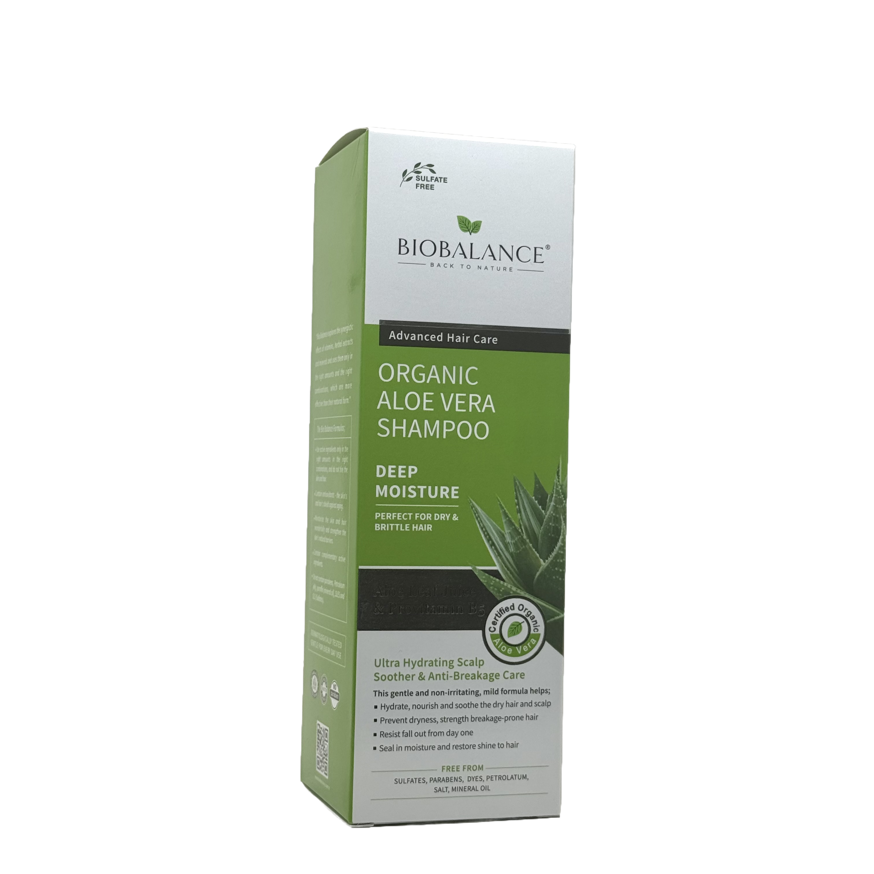 biobalance Organic Aloe Vera Shampoo 330ml - بيوبالانس شامبو الألوفيرا العضوي 330 مل