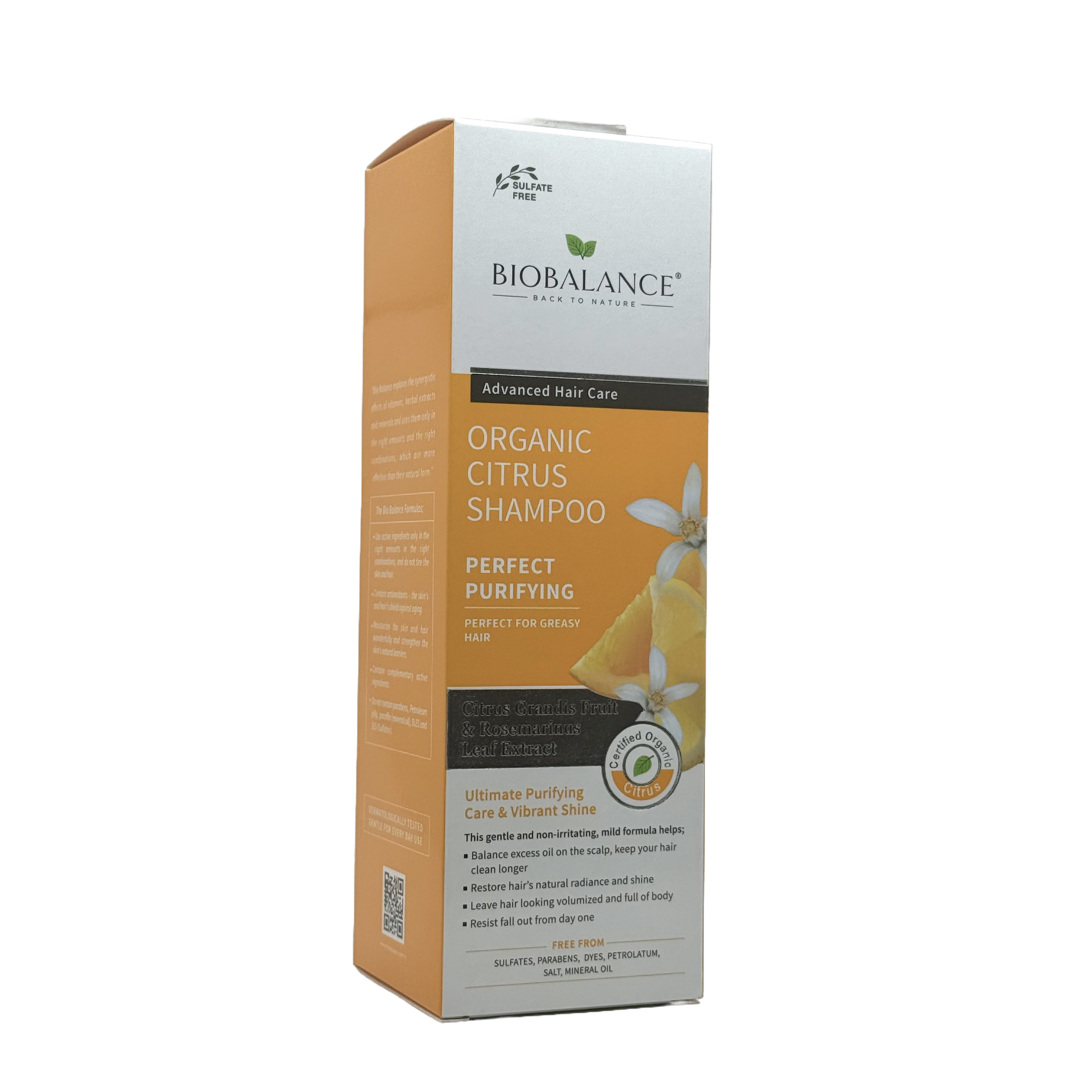 biobalance Organic Citrus Shampoo 330ml - بيوبالانس شامبو الحمضيات العضوي 330 مل
