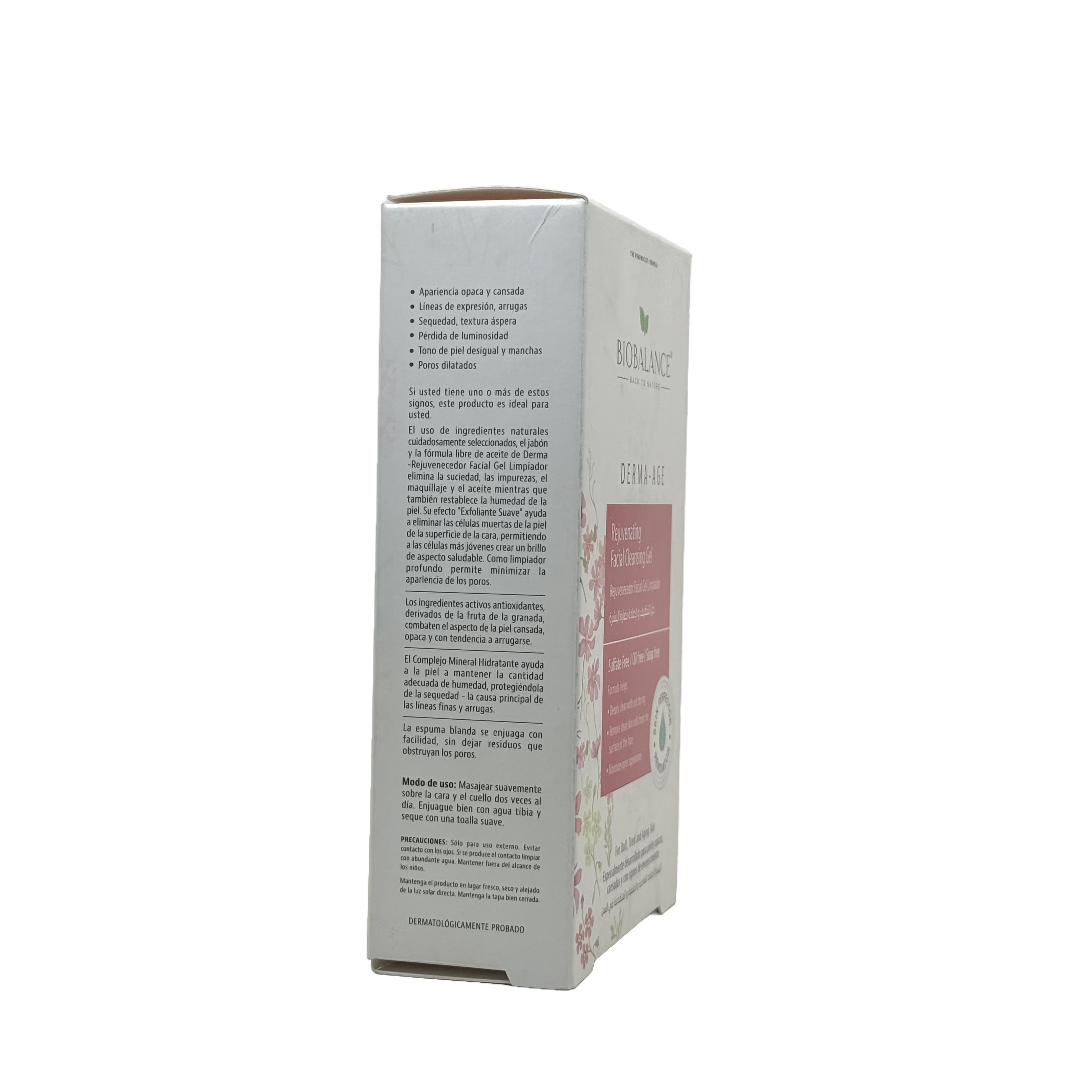 biobalance Derma-Age Rejuvenating Facial Cleansing Gel 250ml - بيوبالانس جل تنظيف الوجه ديرما إيج المجدد 250 مل