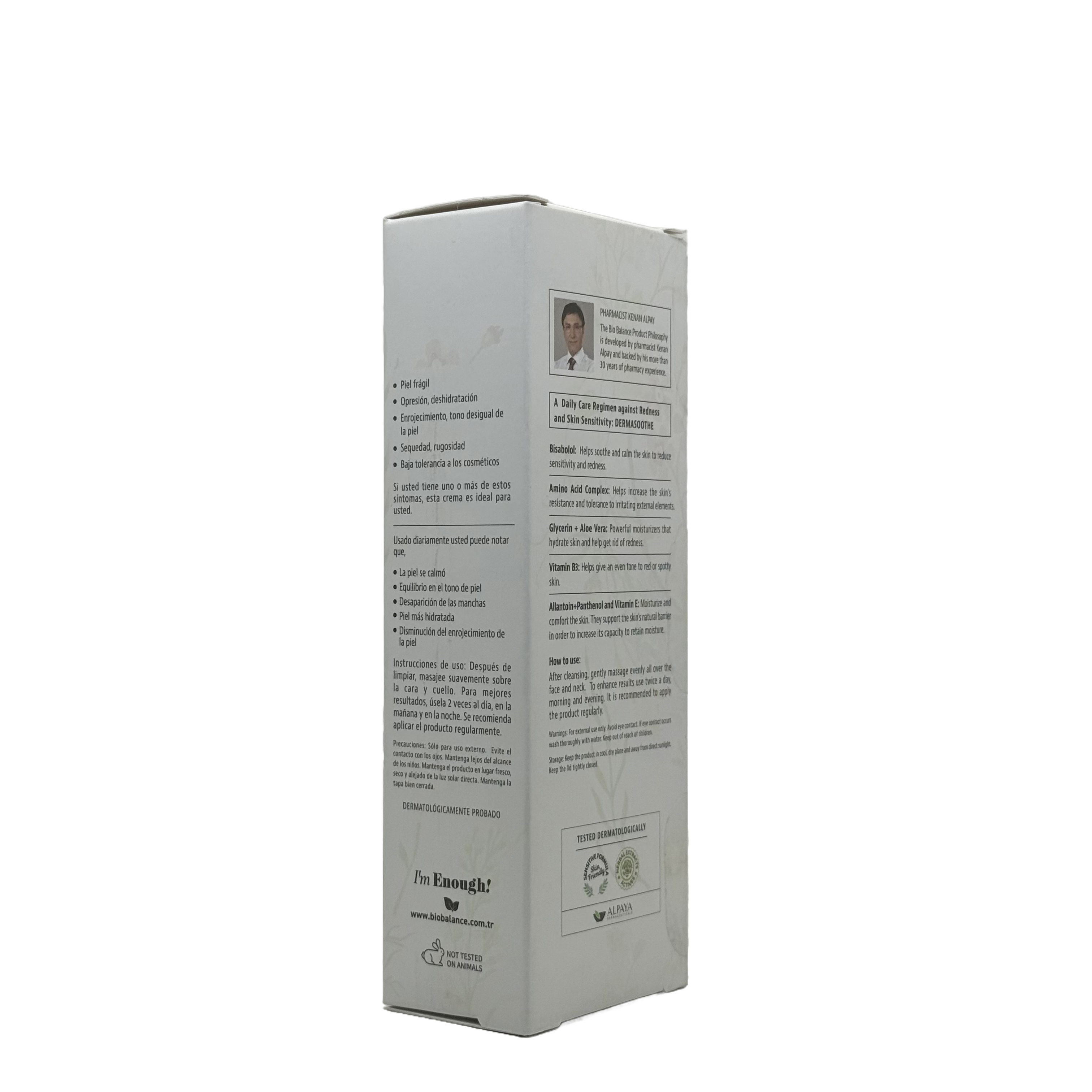 biobalance Dermasoothe Soothing Moisturizing Facial Cream 55ml - بيوبالانس كريم ترطيب الوجه ديرماسوث المهدئ 55 مل