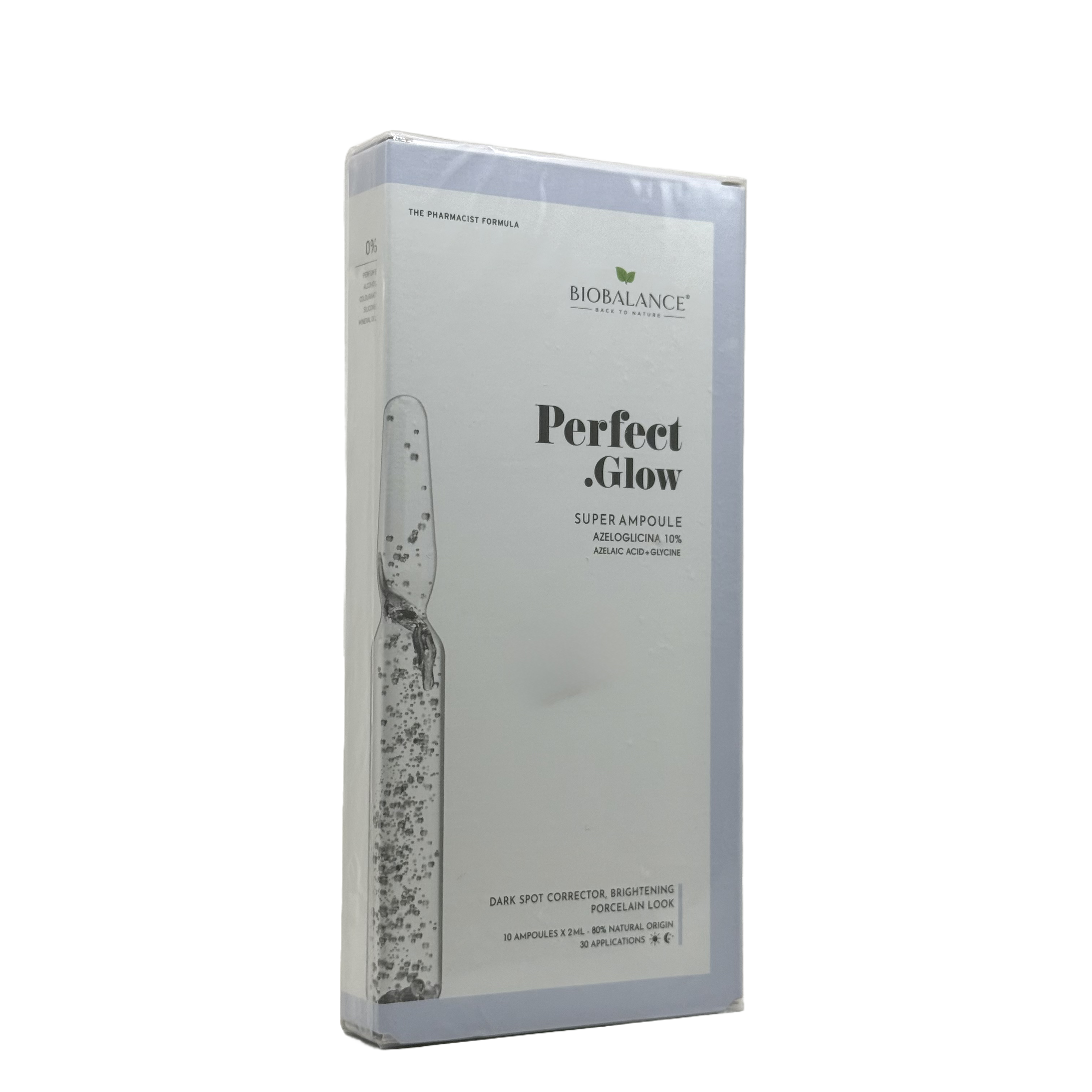 Biobalance Perfect Glow Super Ampoule Azeloglicina 10% 10 x 2ml - بيوبالانس أمبول بيرفكت جلو الفائق أزيلوجليسين 10% 10 × 2 مل