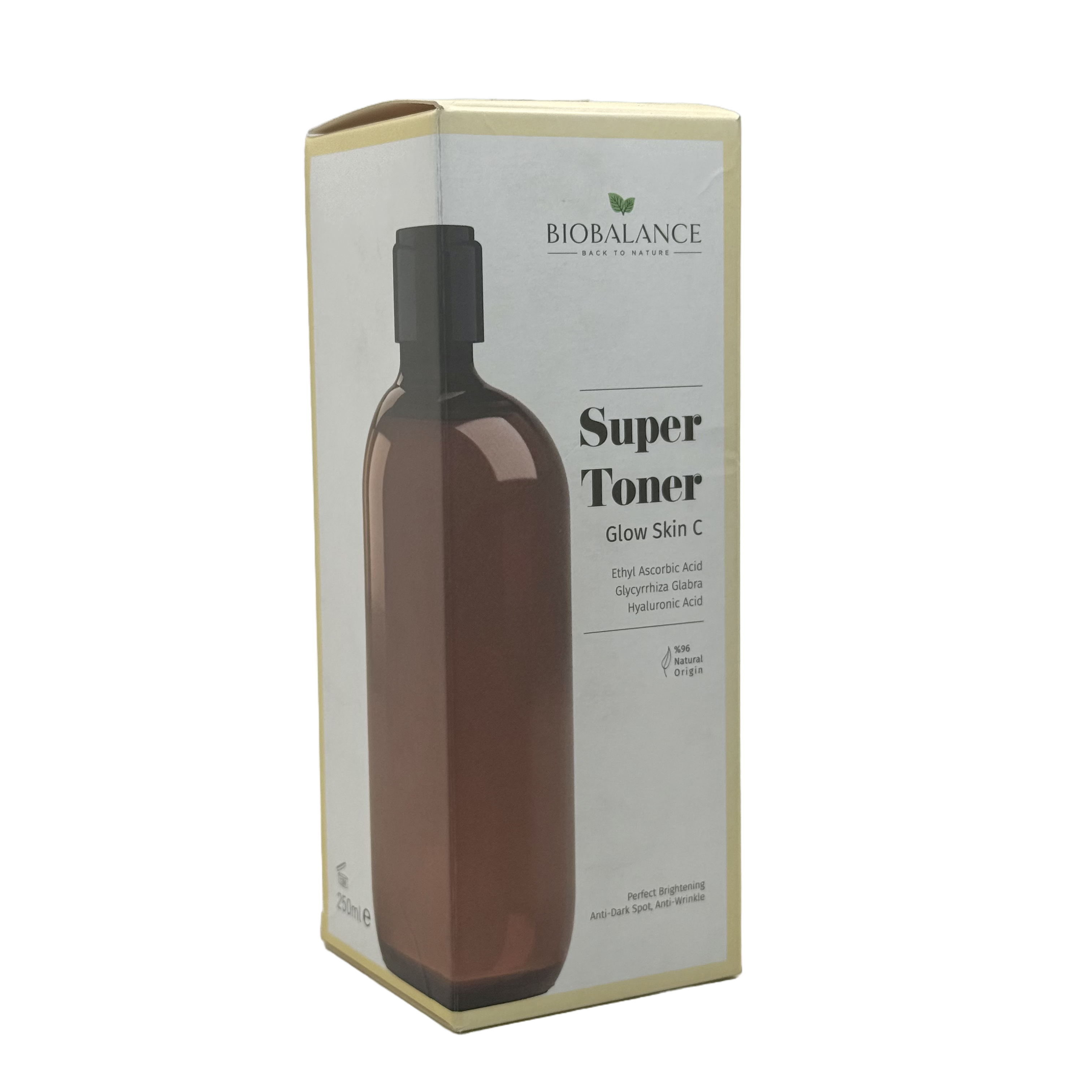 Biobalance Glow Skin C Super Toner 250ml - بيوبالانس تونر جلو سكن سي الفائق 250 مل
