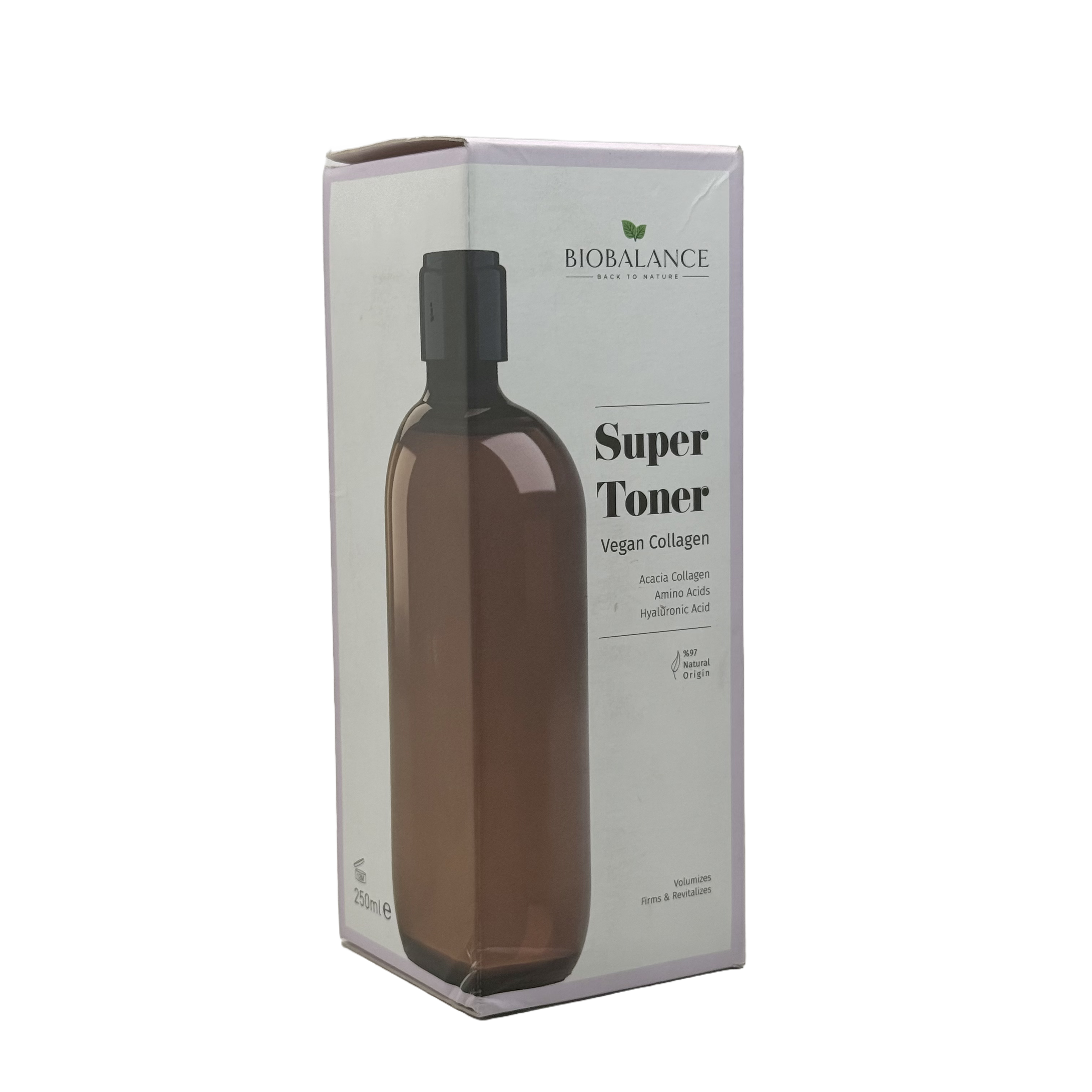 Biobalance Vegan Collagen Super Toner 250ml - بيوبالانس تونر فيغان كولاجين الفائق 250 مل