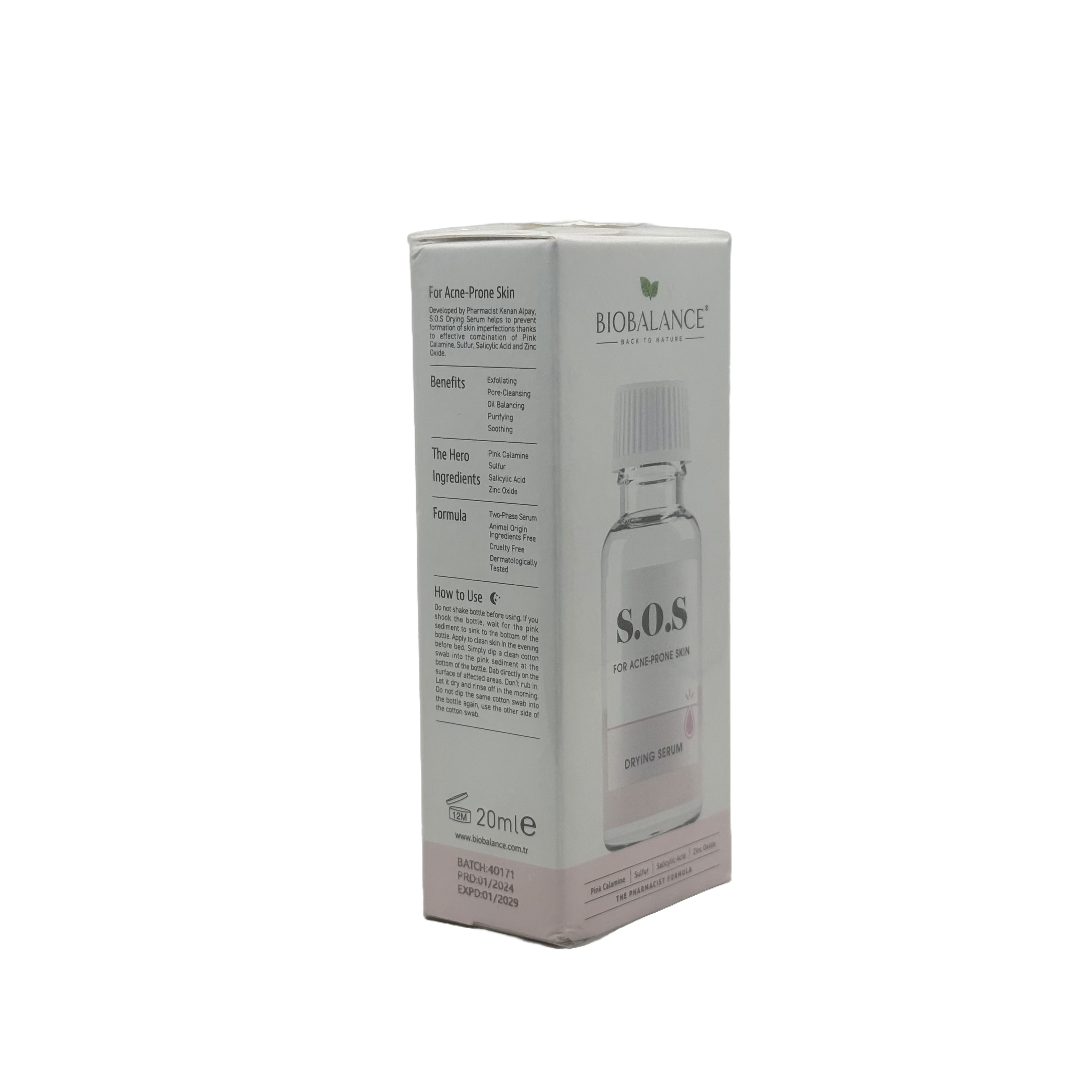 Biobalance SOS Drying Serum 20ml - بيوبالانس سيروم اس او اس المجفف 20 مل