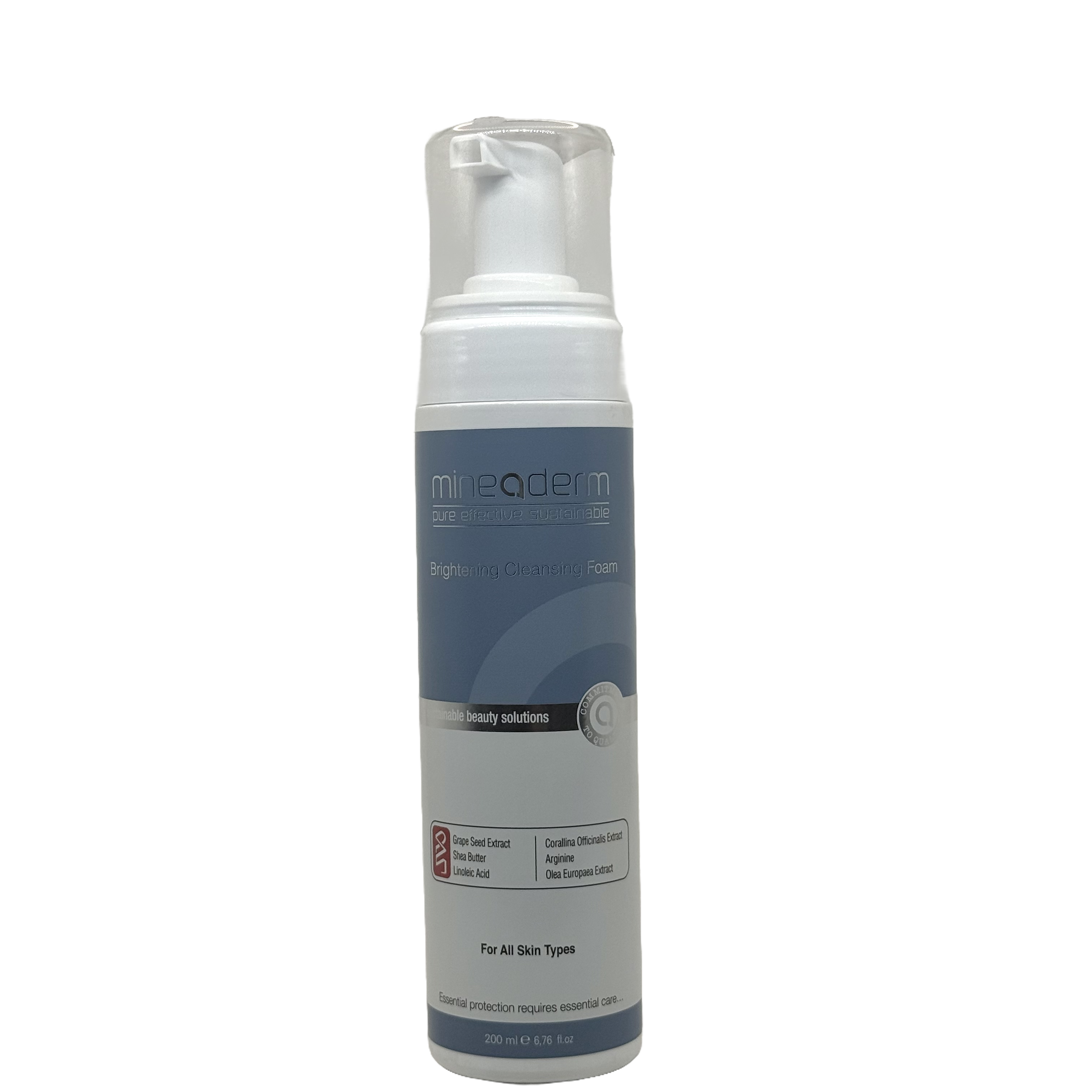 Mineaderm Brightening Cleansing Foam 200ml - مايناديرم فوم تنظيف وتفتيح البشرة 200 مل