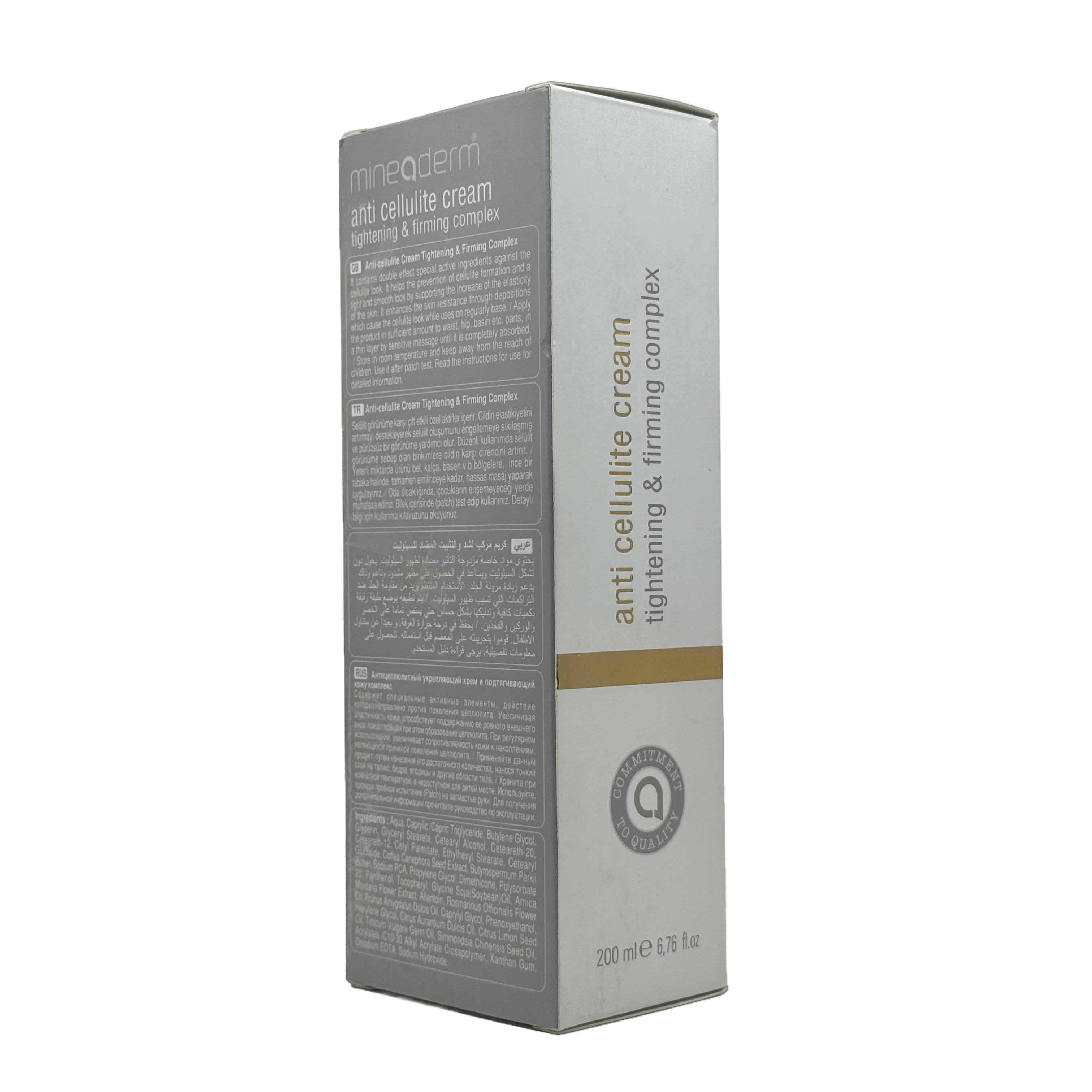Mineaderm Anti Cellulite Cream Tightening And Firming Complex 200ml - مايناديرم كريم مضاد للسيلوليت لشد وتماسك الجسم 200 مل