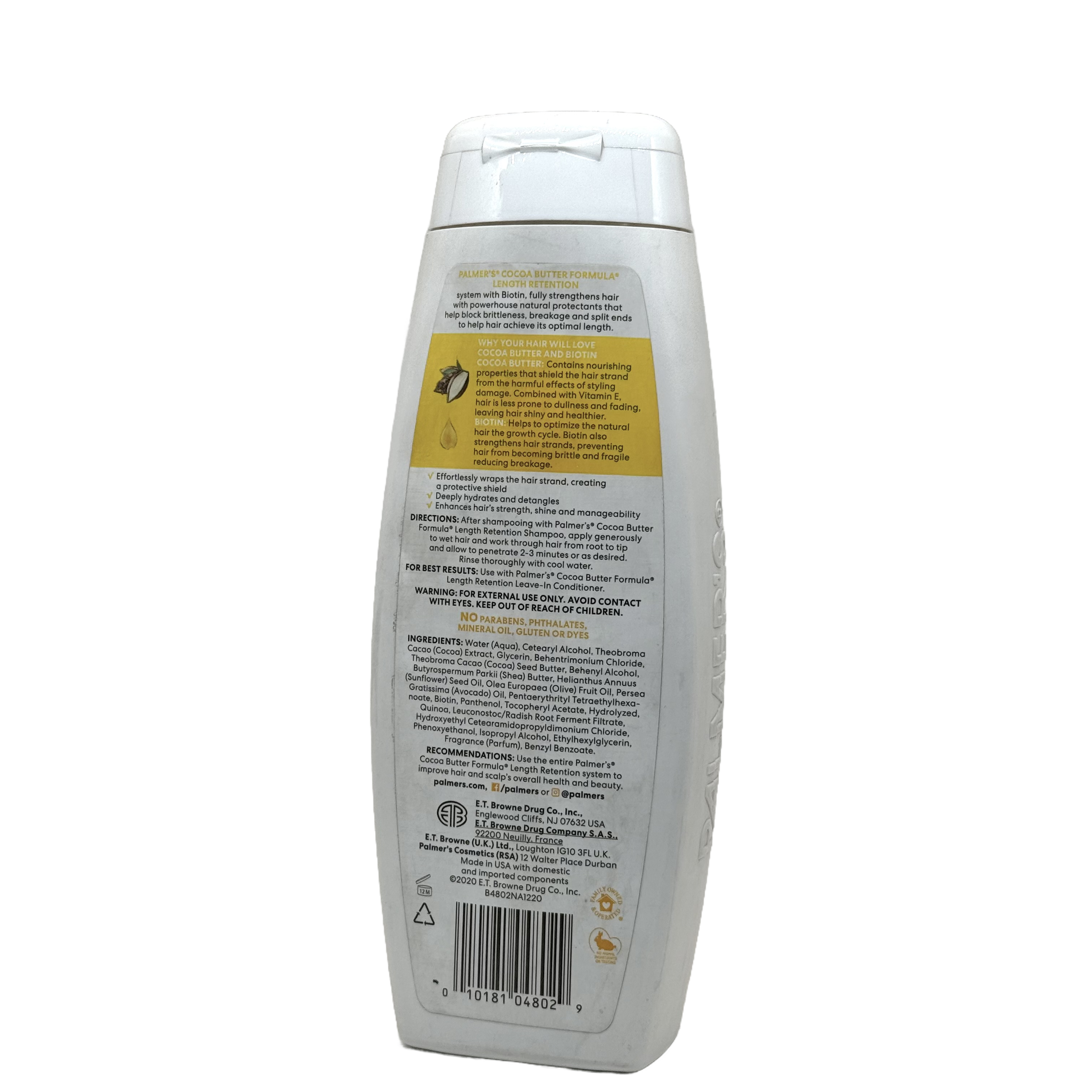Palmers Cocoa Butter Formula Length Retention Conditioner 400ml - بالمرز بلسم زبدة الكاكاو للحفاظ على طول الشعر 400 مل