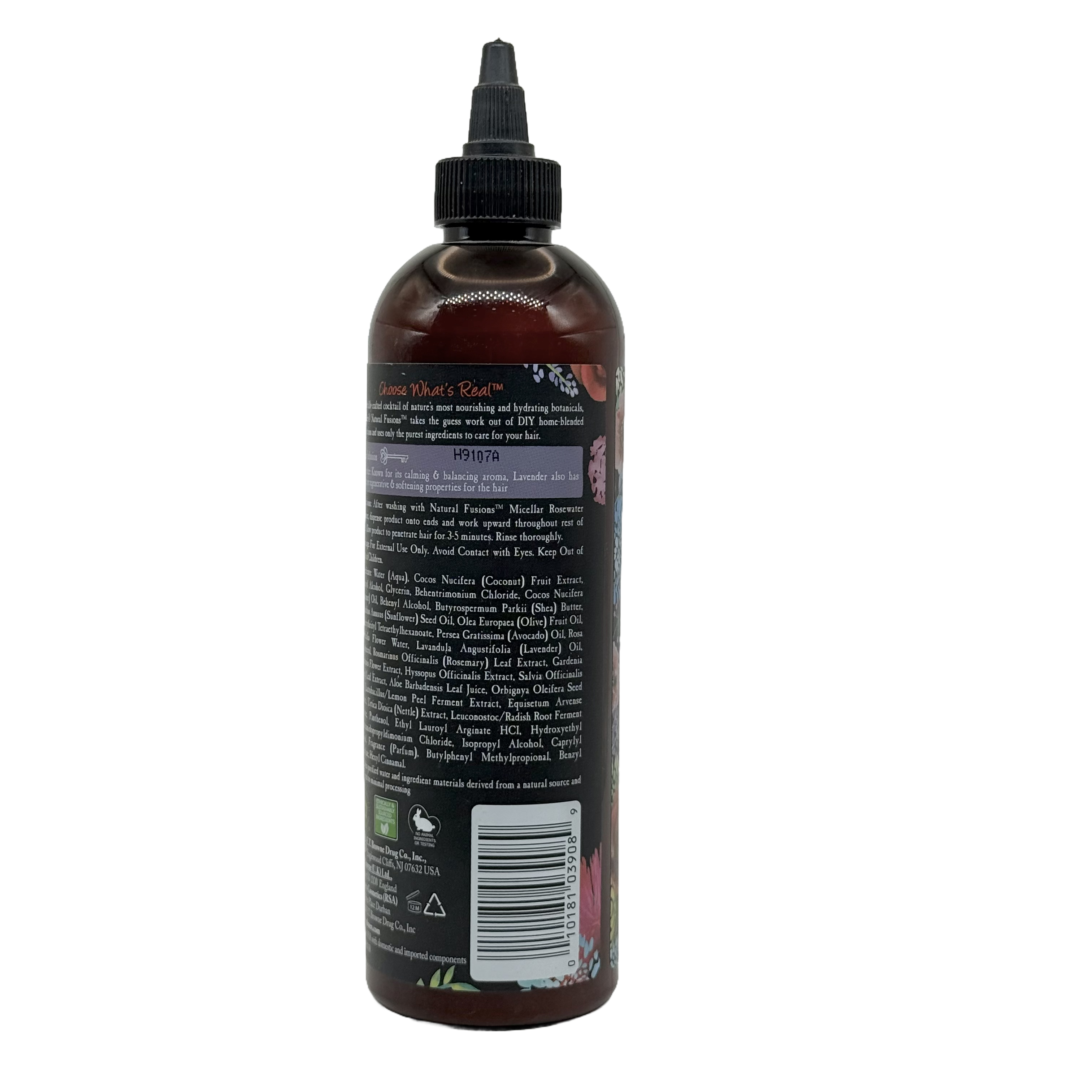 Palmers Natural Fusions Micellar Rose Water Shampoo 350ml - بالمرز ناتشورال فيوجنز شامبو ماء الورد الميسيلار 350 مل