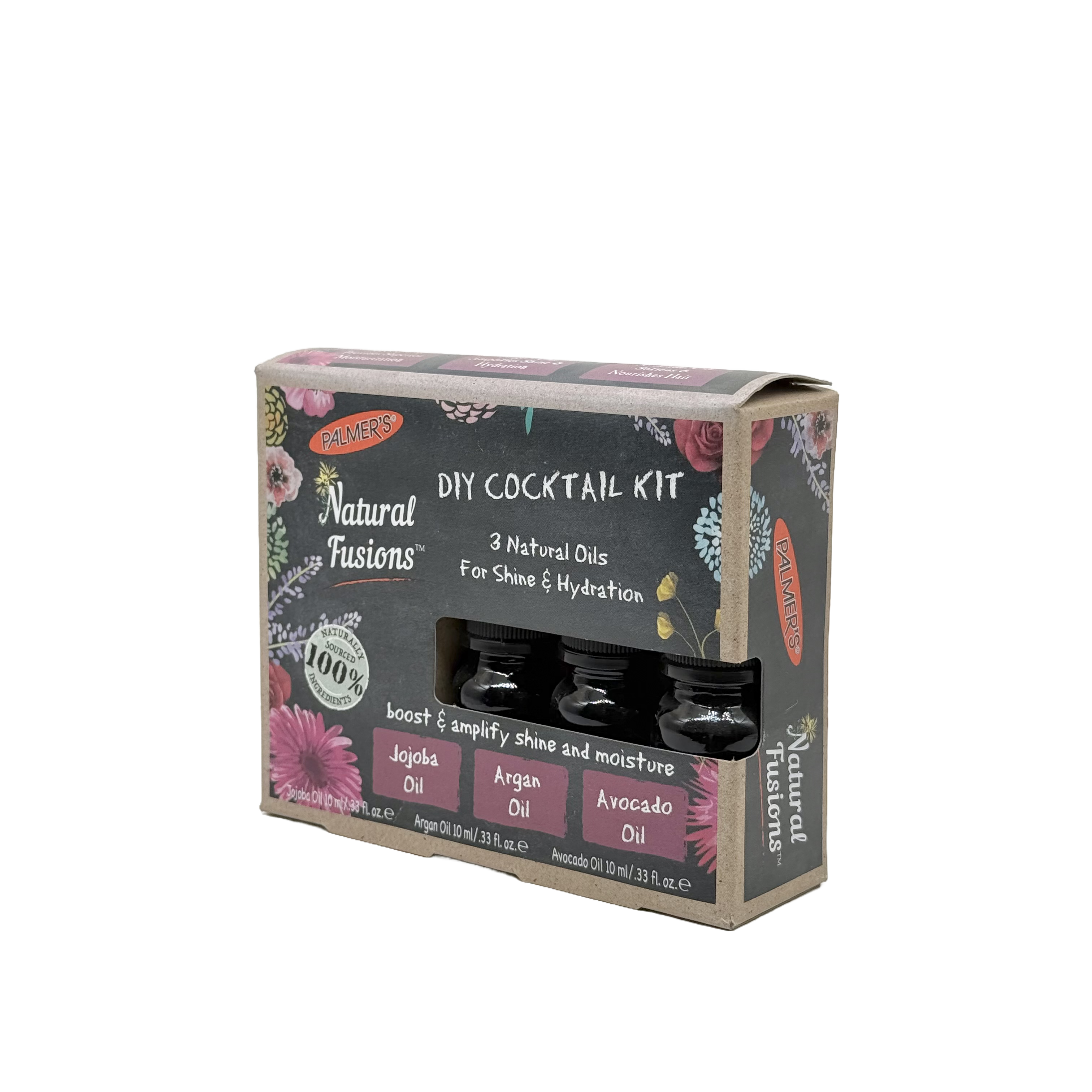 Palmers Natural Fusion DIY Cocktail Kit 10ml - بالمرز ناتشورال فيوجن طقم كوكتيل الزيوت للشعر 10 مل