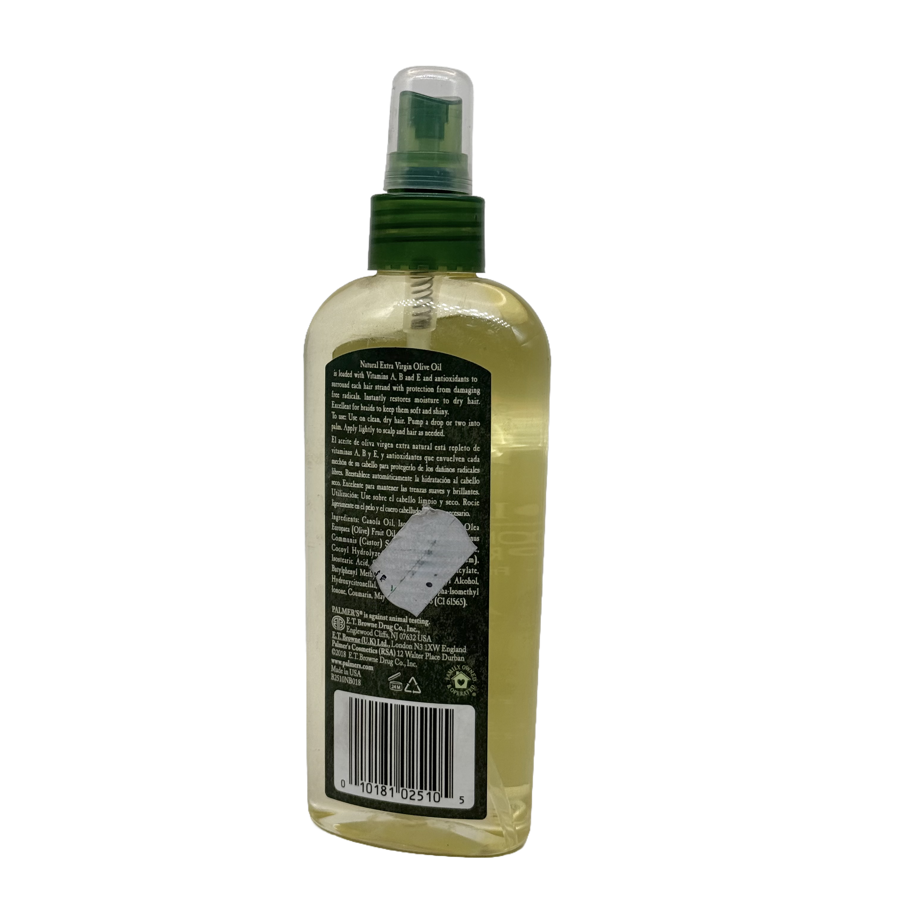 Palmers Olive Oil Conditioning Spray Oil 150ml - بالمرز بخاخ زيت تكييف الشعر بزيت الزيتون 150 مل