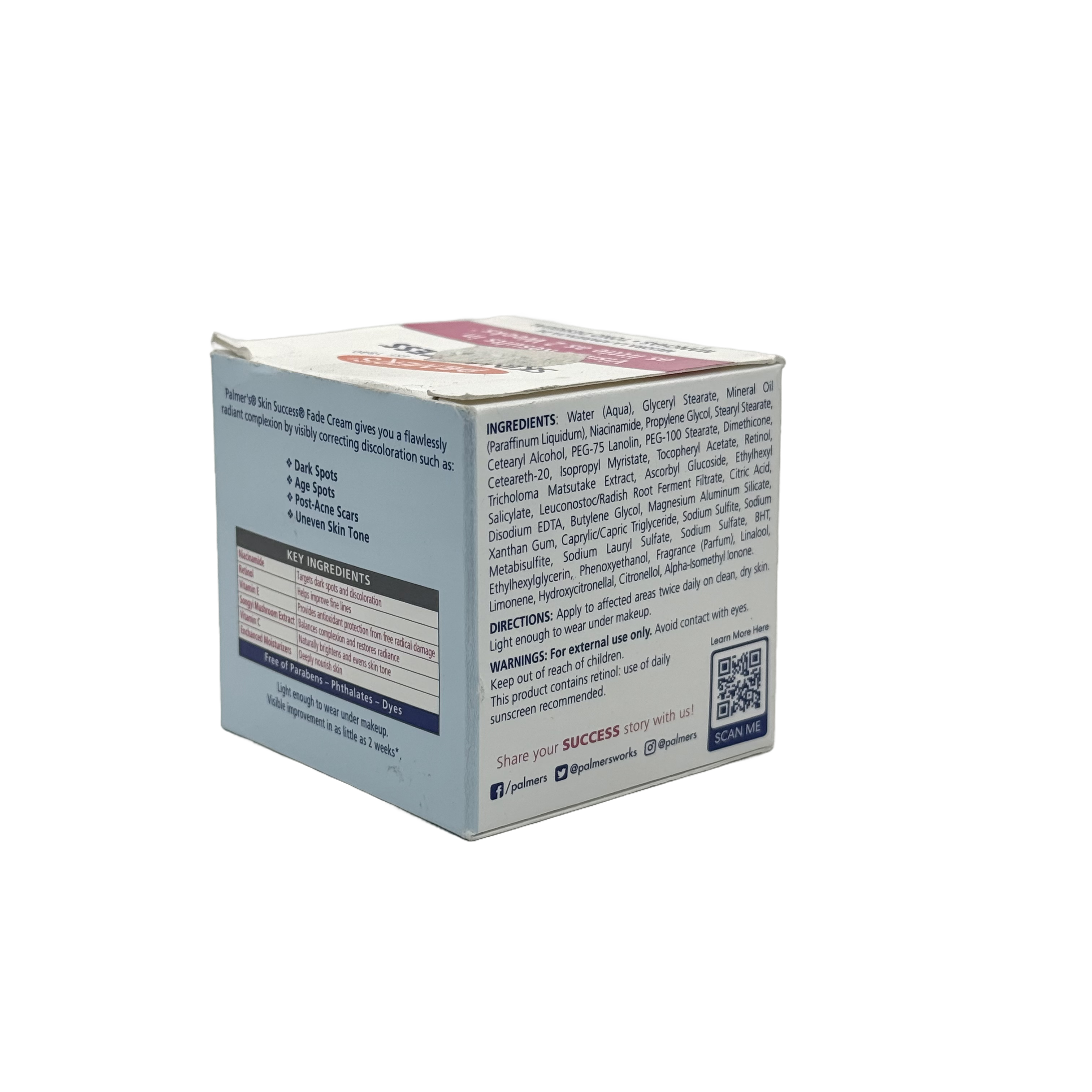 Palmers Anti-Dark Spot Fade Cream for All Skin Types - 75 g كريم بالمرز المضاد للبقع الداكنة لجميع أنواع البشرة 75 غرام