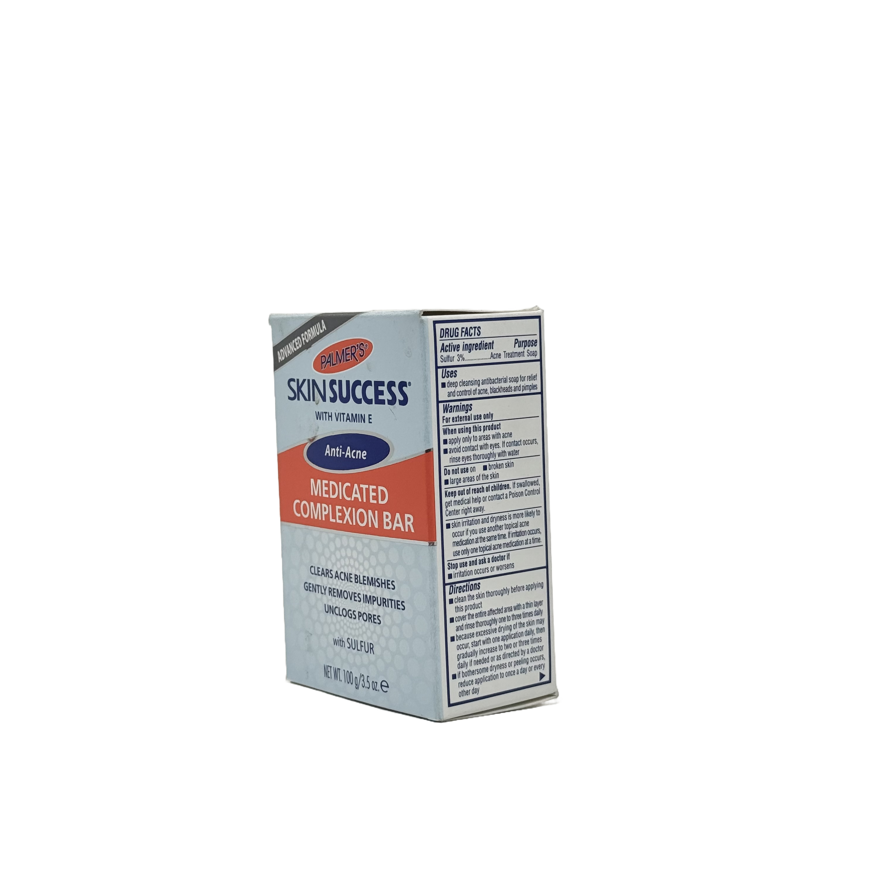 Palmers Anti-Acne Medicated Complexion Bar 100 g - صابونة بالمرز الطبية المضادة لحب الشباب 100 غرام