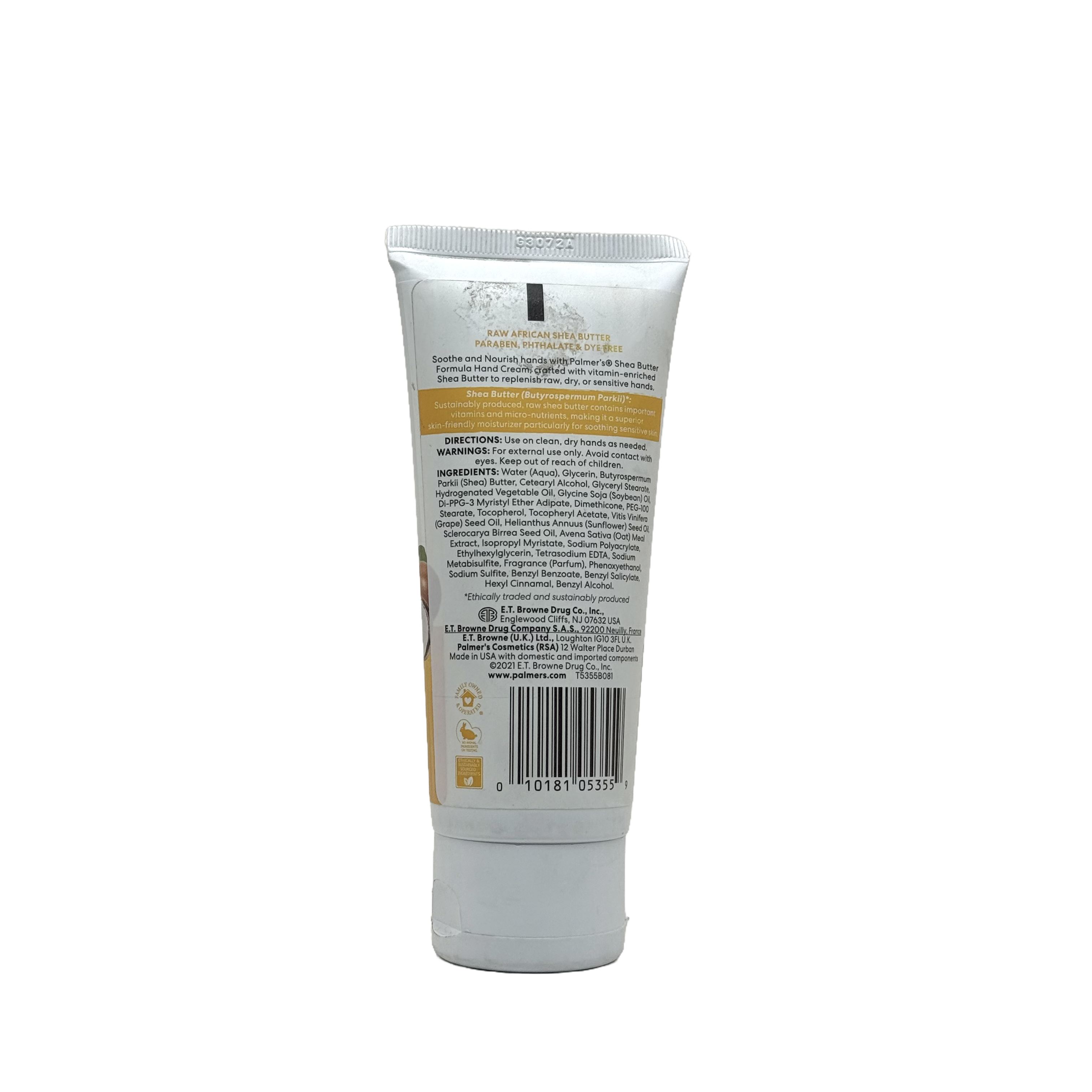 Palmers Raw Shea Nourish Hand Cream 60 g - كريم بالمرز بزبدة الشيا الخام لتغذية اليدين 60 غرام