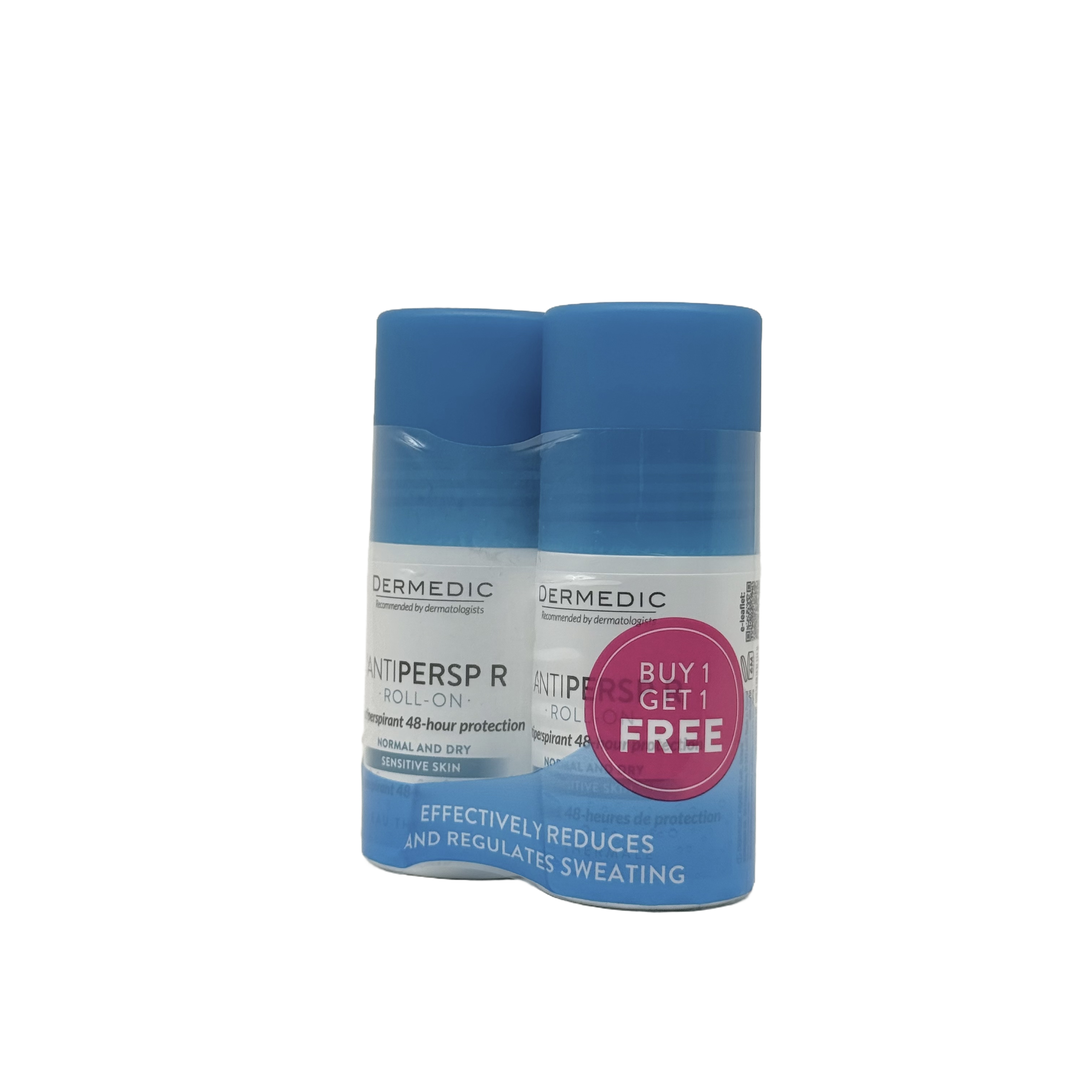 Dermedic Anti-Perspirant Deodorant Roll On 60 ml Buy 1 Get 1    -    مزيل عرق ديرميديك رول أون مضاد للتعرق 60 مل عرض اشتري 1 واحصل على 1