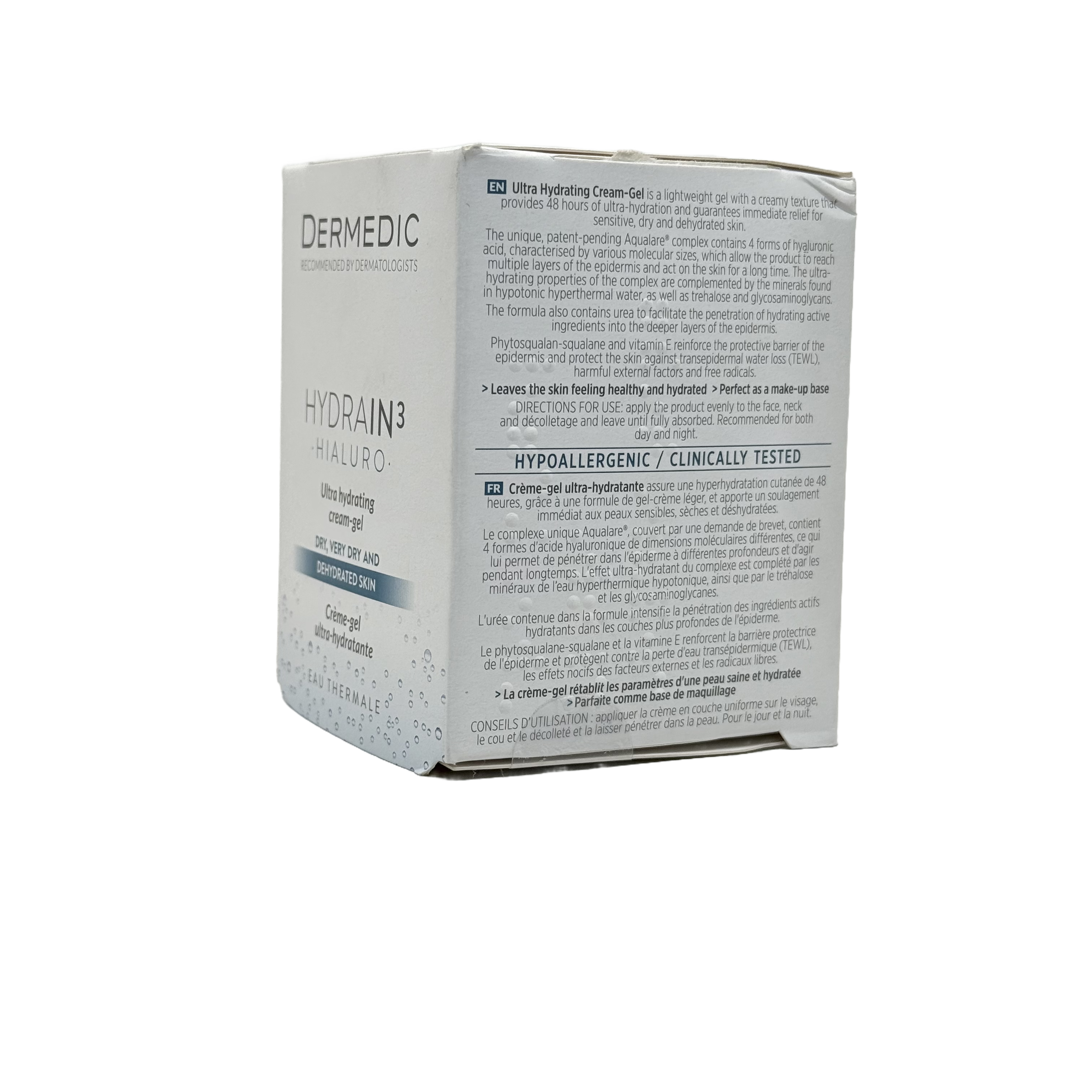 Dermedic Hydrain3 Ultra Hydrating Cream-Gel 50 ml - كريم جل ديرميديك هيدراين 3 فائق الترطيب 50 مل