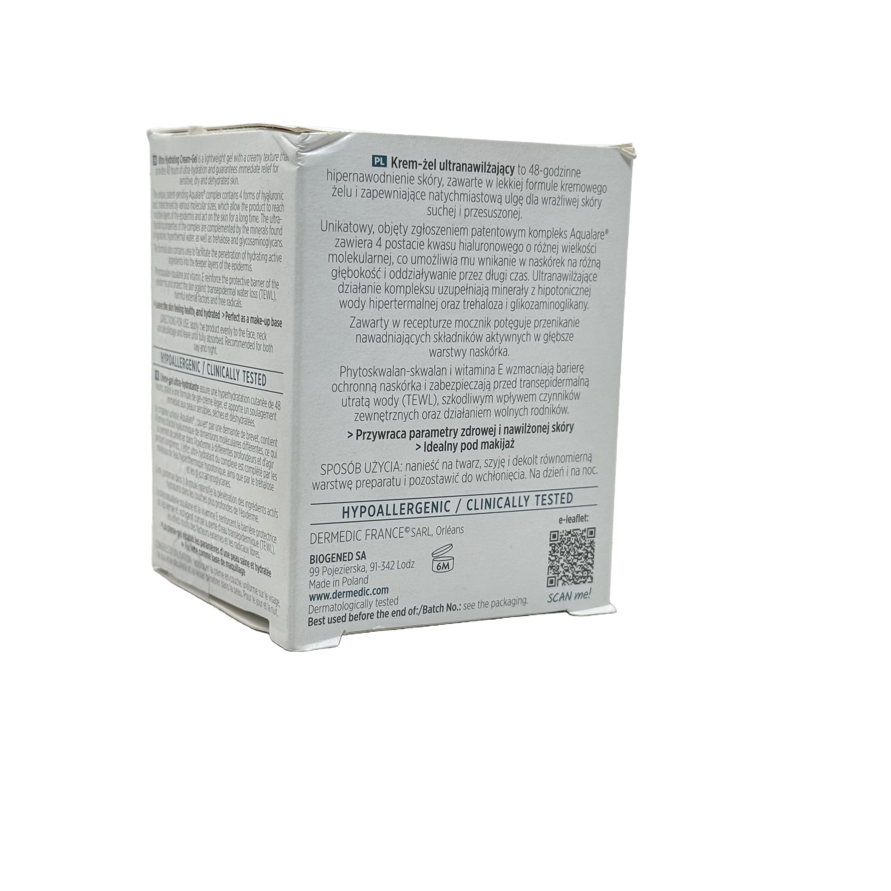 Dermedic Hydrain3 Ultra Hydrating Cream-Gel 50 ml - كريم جل ديرميديك هيدراين 3 فائق الترطيب 50 مل