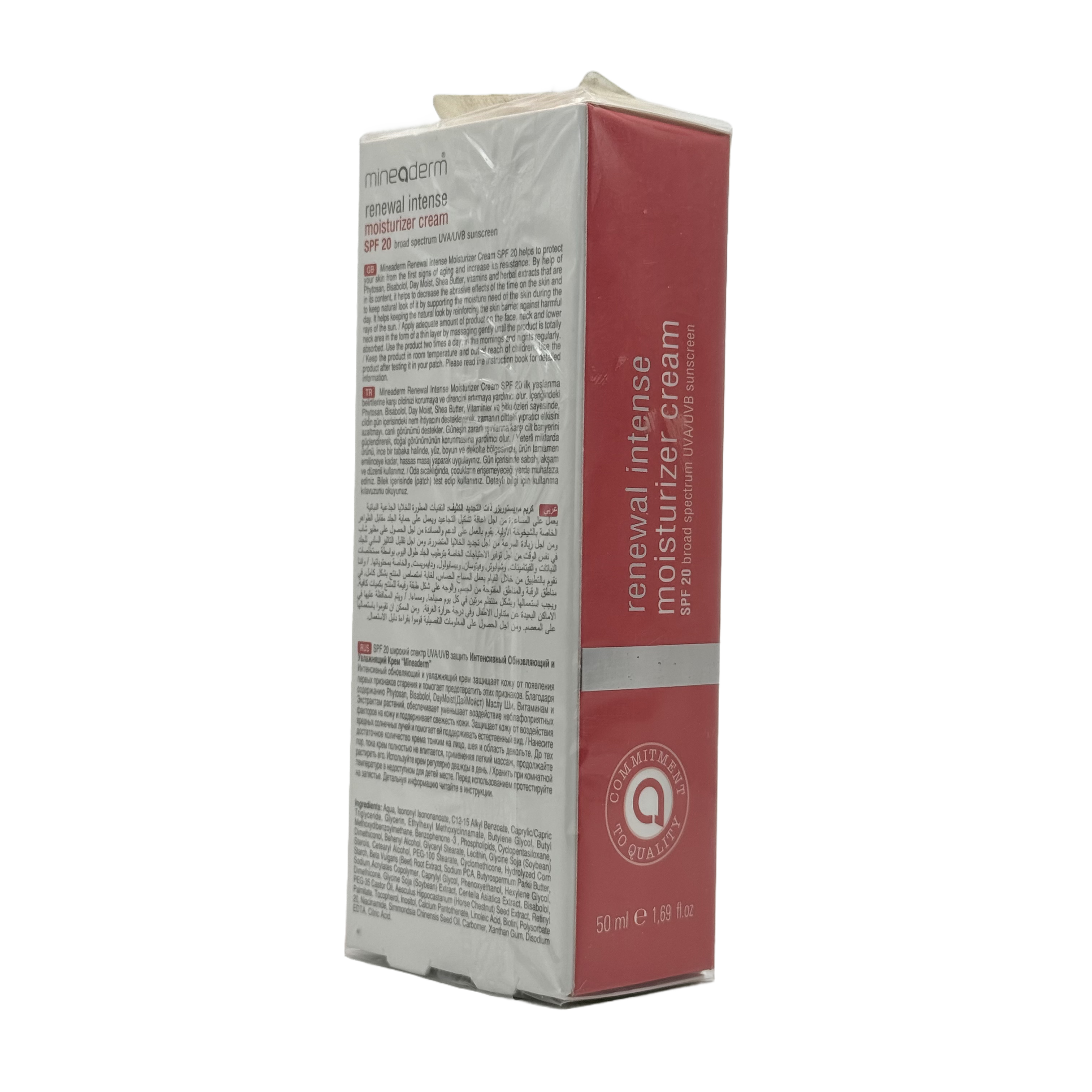 Mineaderm Renewal Intense Moisturizer Cream SPF 20 -  50 ml - كريم ميناديرم رينيوال المرطب المكثف SPF 20 50 مل