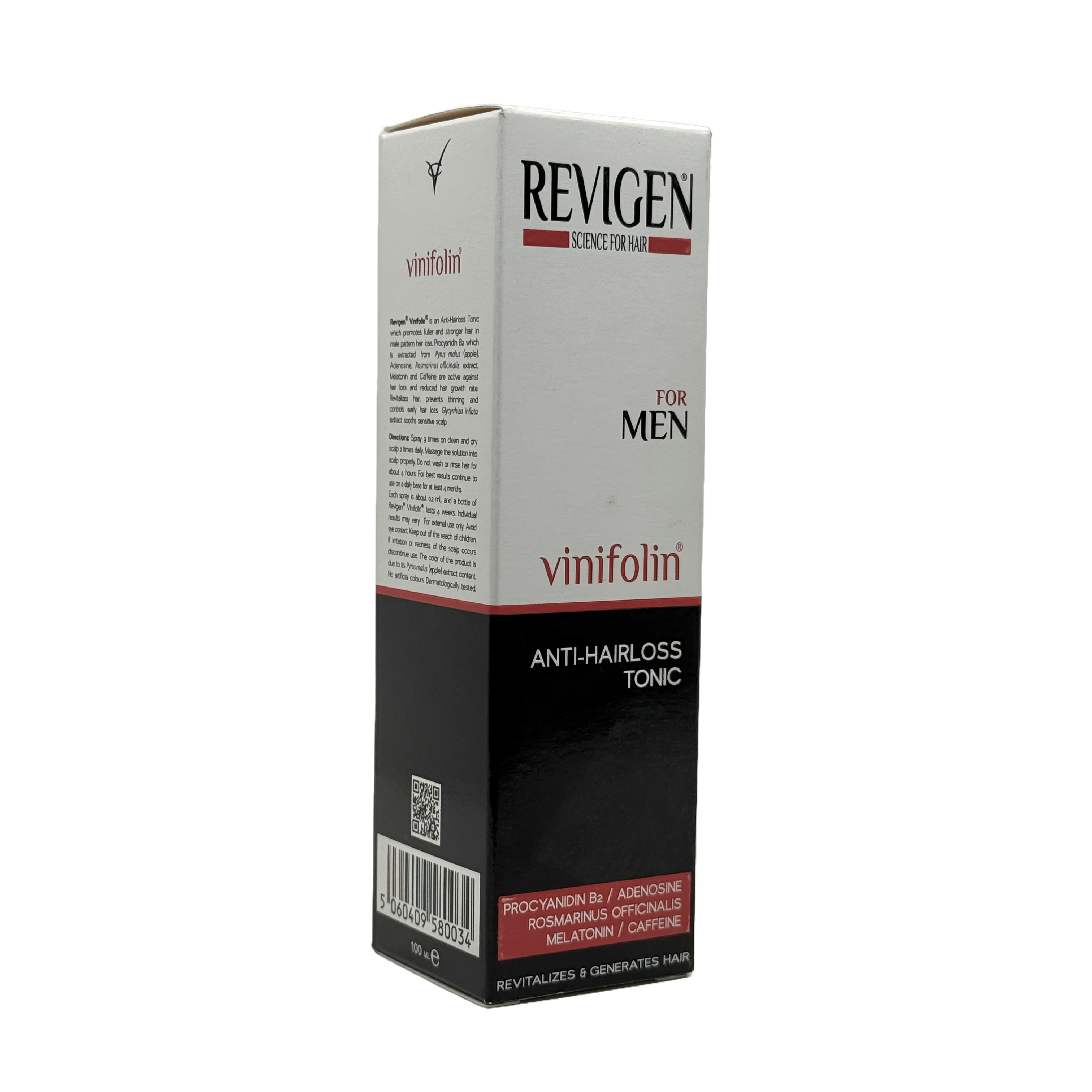 Revigen Vinifolin Anti Hair Loss Tonic for Men 250 ml - تونك ريفيجين فينيفولين المضاد لتساقط الشعر للرجال 250 مل