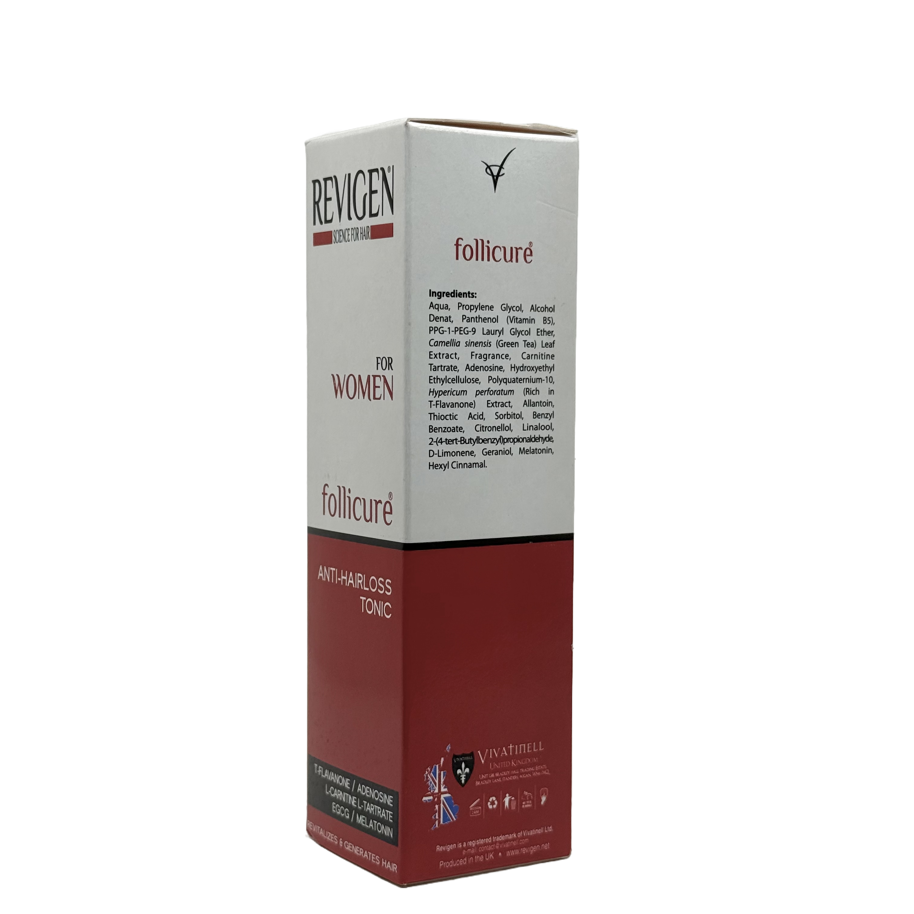 Revigen Follicure Anti Hair Loss Tonic for Women 250 ml - تونك ريفيجين فوليكيور المضاد لتساقط الشعر للنساء 250 مل