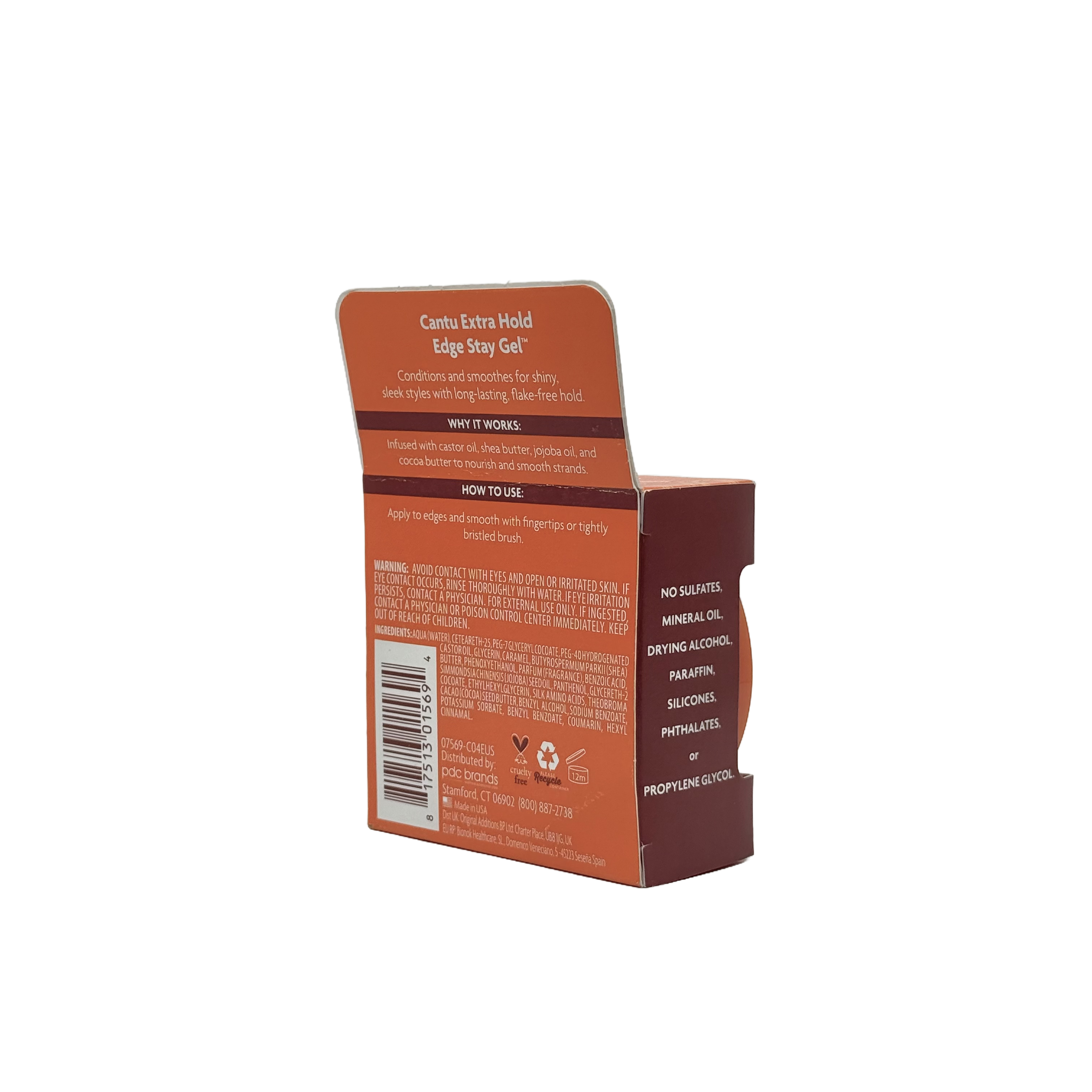 Cantu Extra Hold Edge Stay Gel 64 g - كانتو جل تثبيت قوي للأطراف إكسترا هولد 64 غرام
