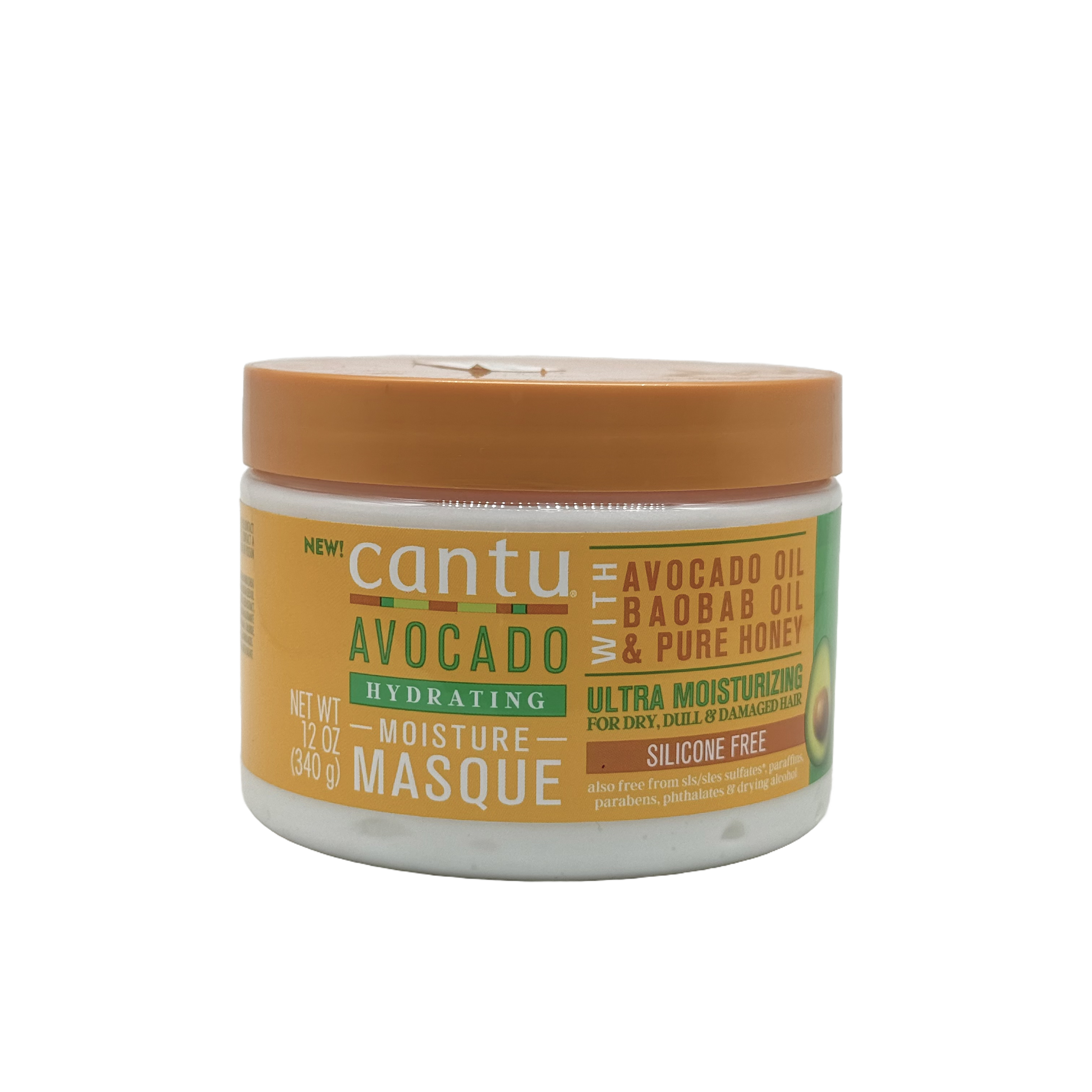 Cantu Avocado Hydrating Hair Mask 340 g - ماسك كانتو المرطب للشعر بالأفوكادو 340 غرام