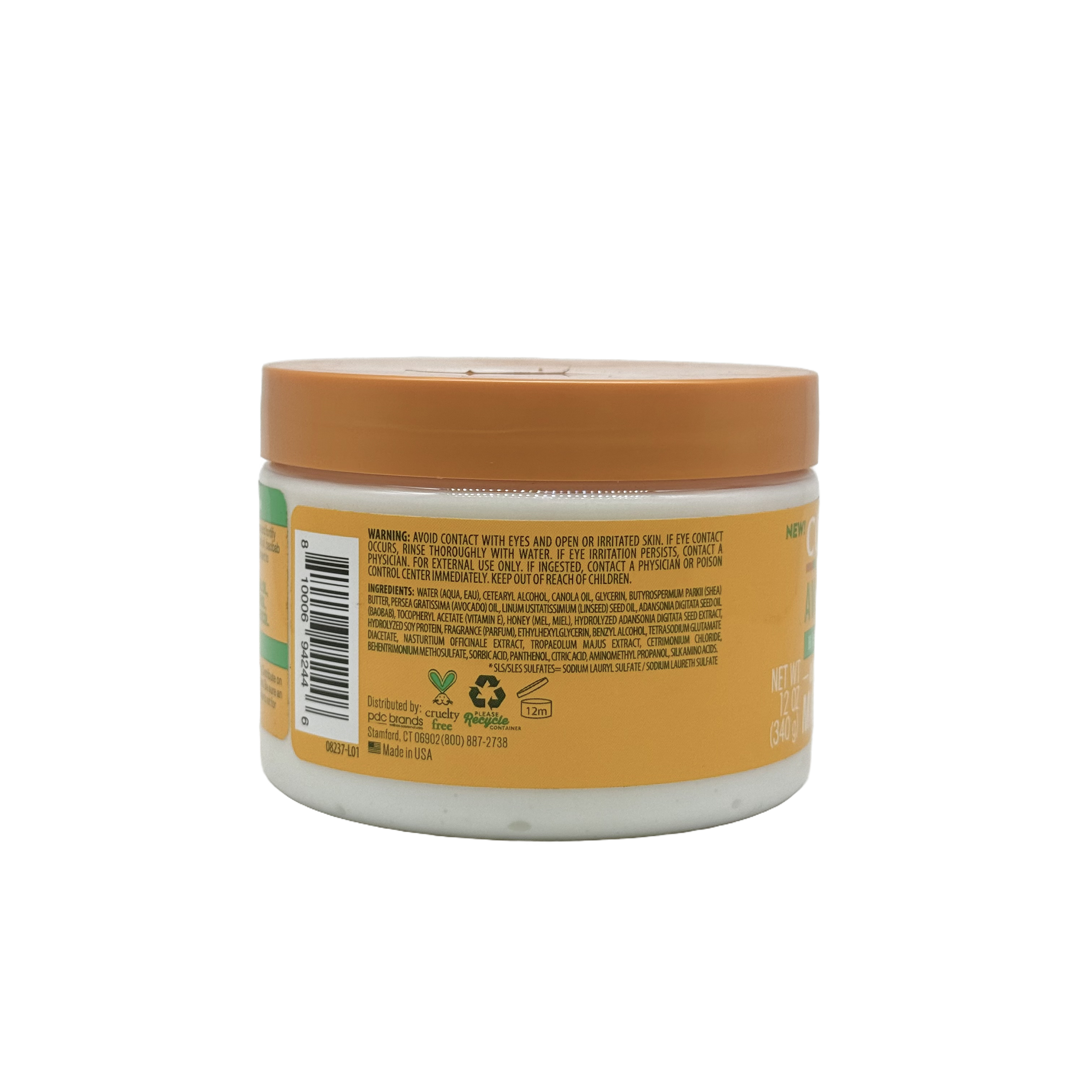 Cantu Avocado Hydrating Hair Mask 340 g - ماسك كانتو المرطب للشعر بالأفوكادو 340 غرام