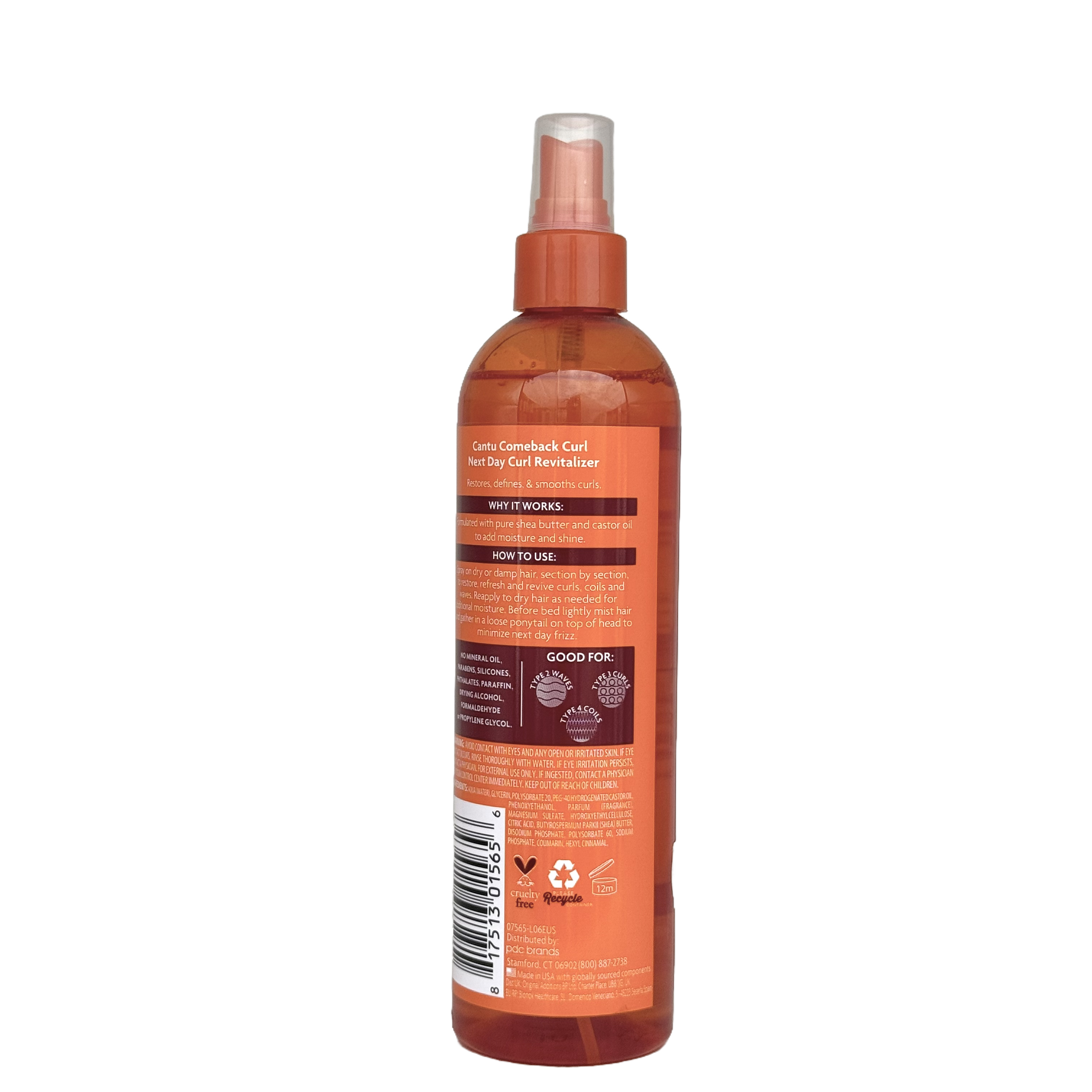 Cantu Comeback Curl Next Day Revitalizer 355ml - كانتو ريفيتالايزر لتجديد الكيرلز لليوم التالي 355 مل