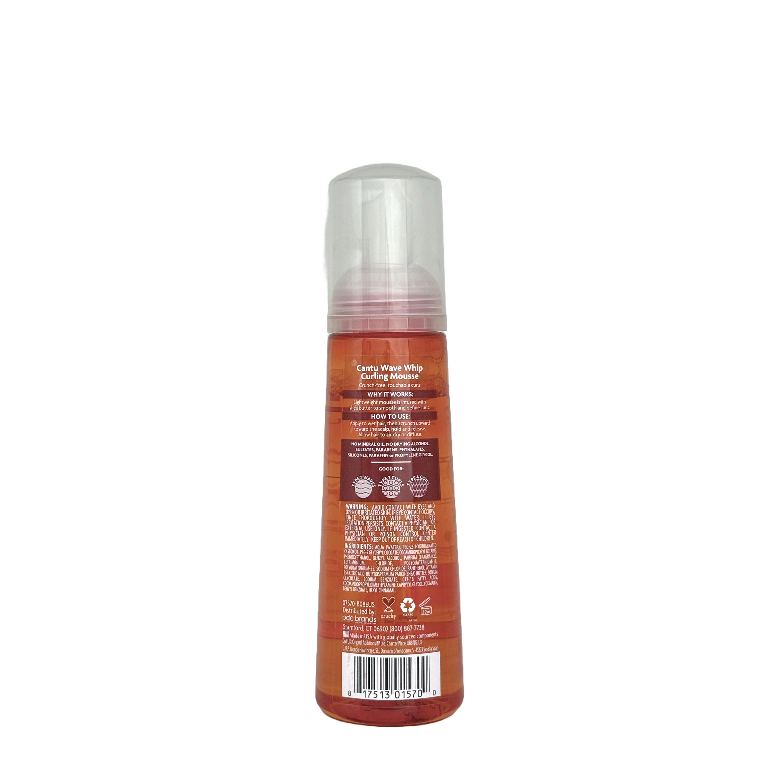 Cantu Wave Whip Curling Mousse 248 ml - كانتو موس ويف ويب لتجعيد الشعر 248 مل