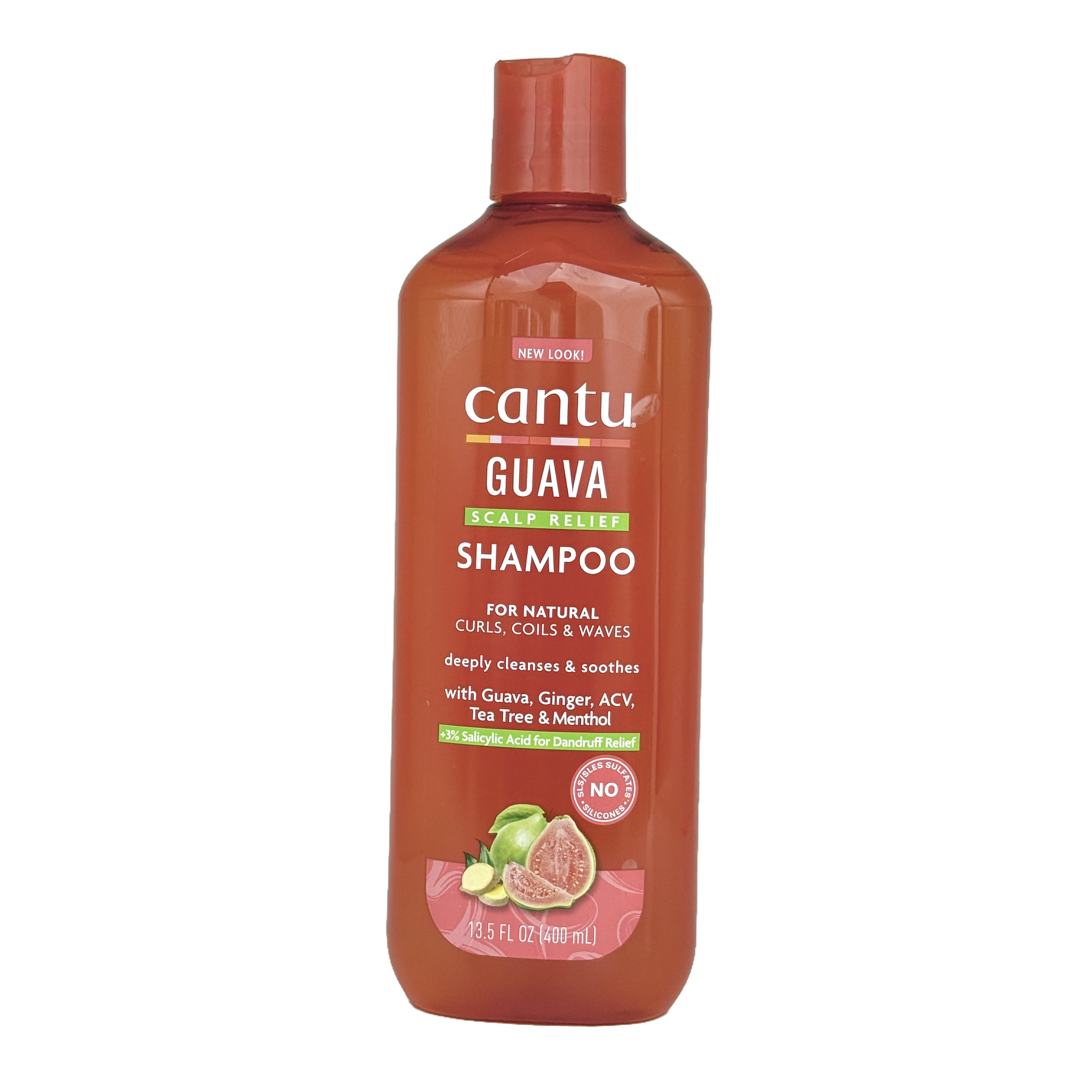 Cantu Guava Scalp Relief Shampoo 400 ml - كانتـو شامبو تهدئة فروة الرأس بالجوافة 400 مل