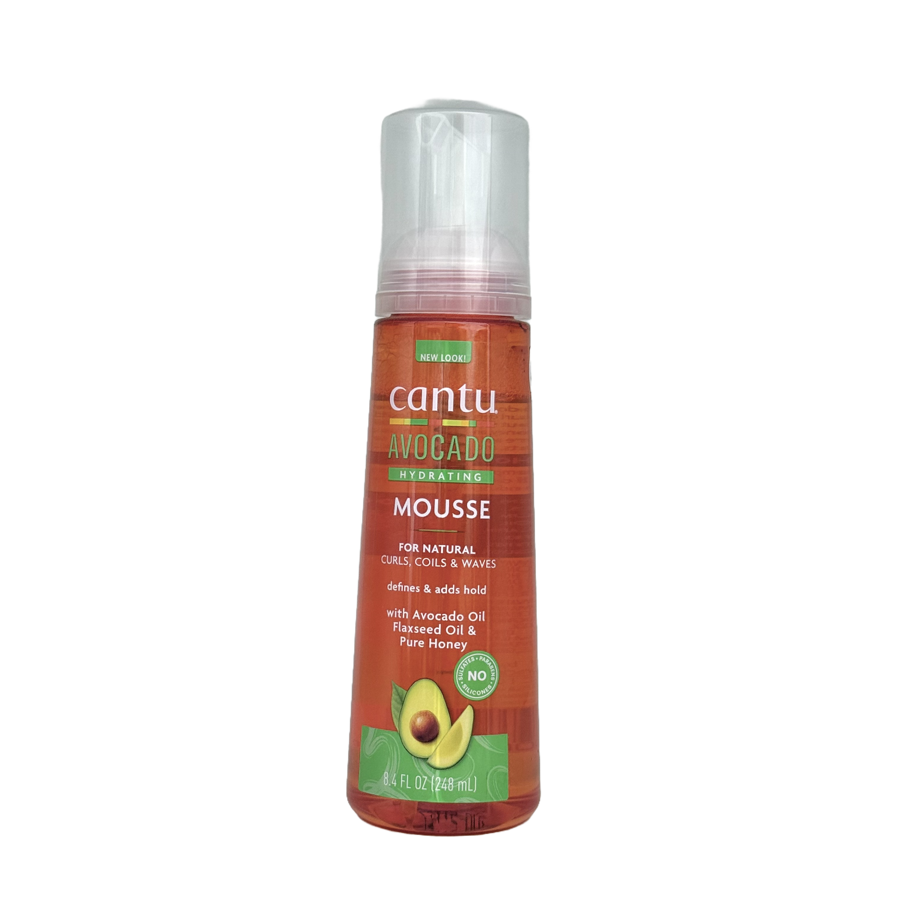 Cantu Avocado Hydrating Mousse 248 ml - كانتـو موس ترطيب وتحديد التموجات بالأفوكادو 248 مل